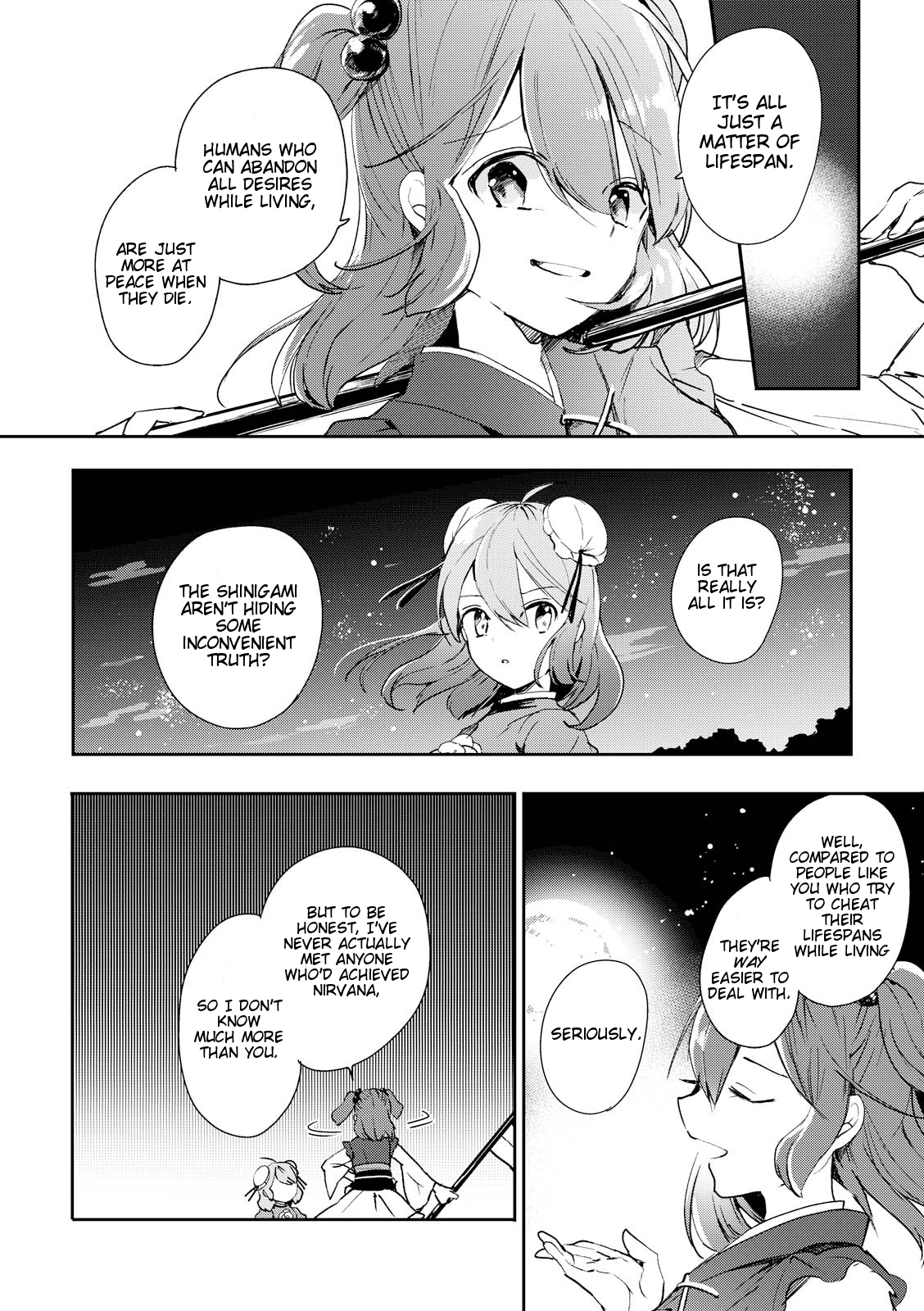 Touhou Ibarakasen - Wild and Horned Hermit Chapter 44 page 14 - Chapter 44: Another Way to Exceed One's Lifespan