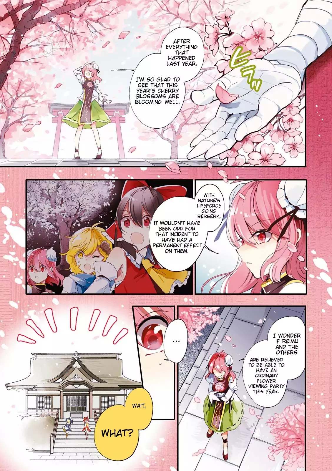 Touhou Ibarakasen - Wild and Horned Hermit Chapter 45 page 1 - Chapter 45: The Worst And The Best Banquet