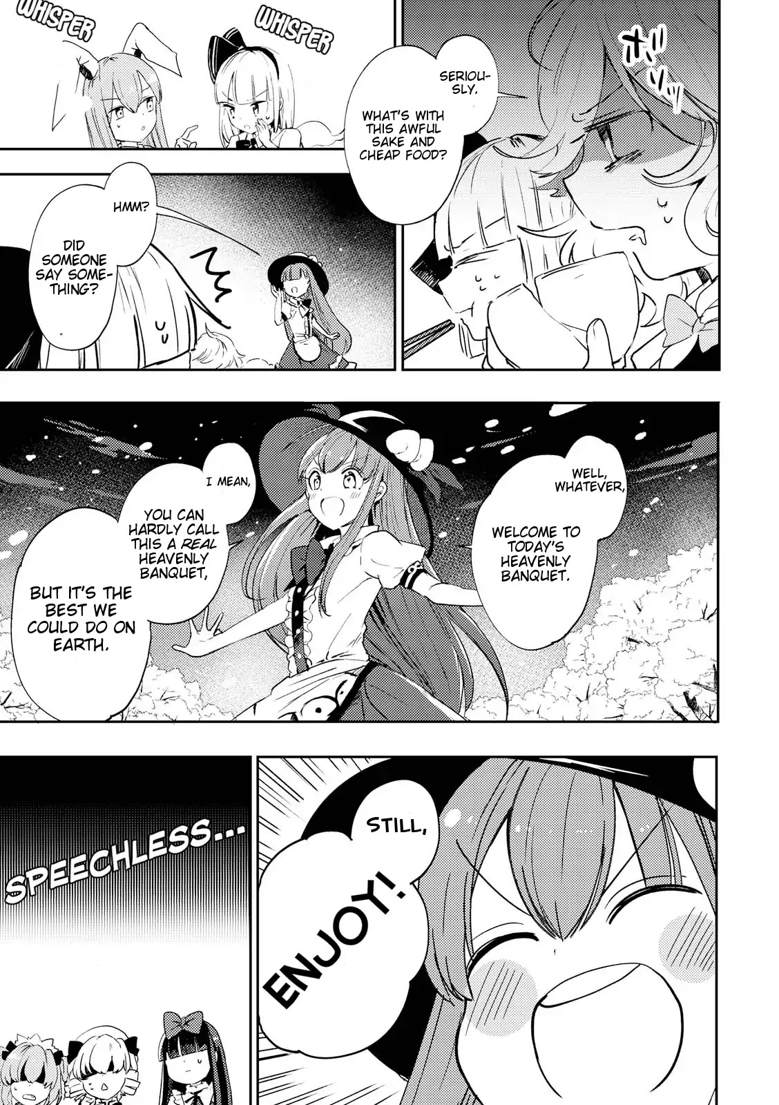 Touhou Ibarakasen - Wild and Horned Hermit Chapter 45 page 15 - Chapter 45: The Worst And The Best Banquet