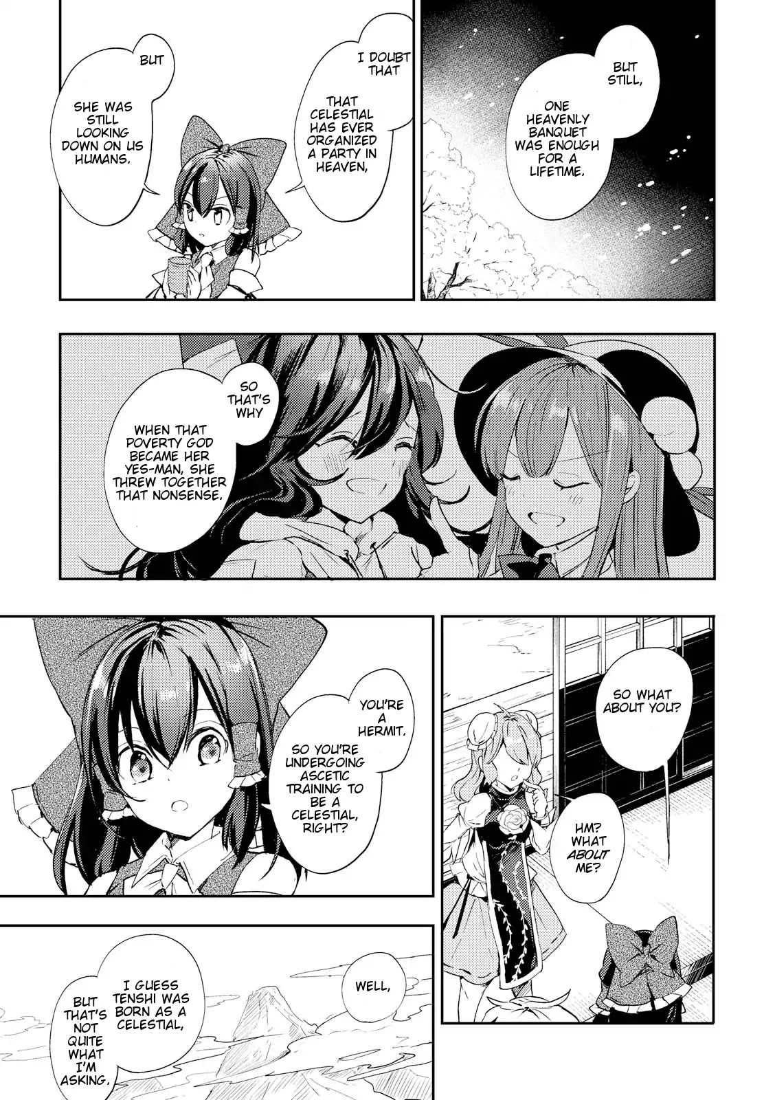 Touhou Ibarakasen - Wild and Horned Hermit Chapter 45 page 21 - Chapter 45: The Worst And The Best Banquet