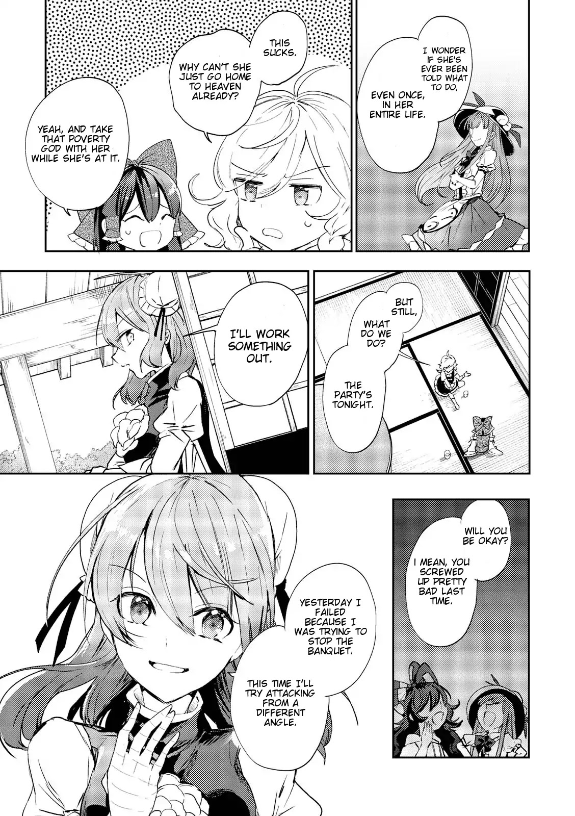 Touhou Ibarakasen - Wild and Horned Hermit Chapter 45 page 23 - Chapter 45: The Worst And The Best Banquet