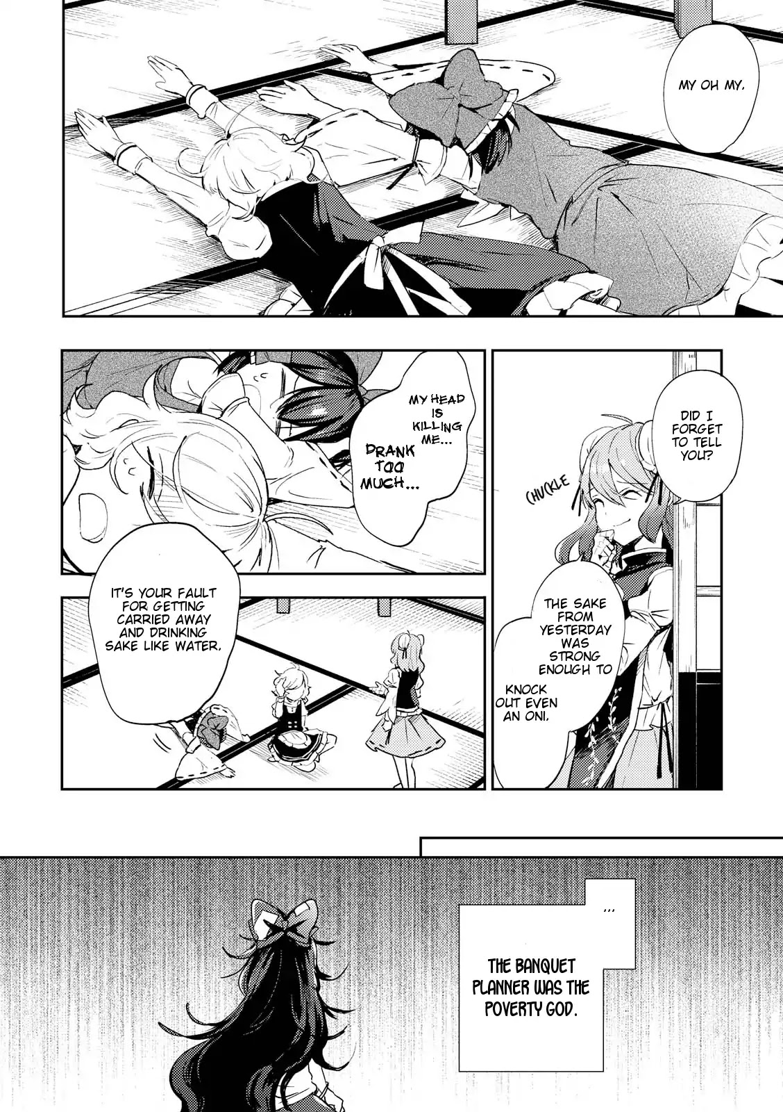 Touhou Ibarakasen - Wild and Horned Hermit Chapter 45 page 30 - Chapter 45: The Worst And The Best Banquet