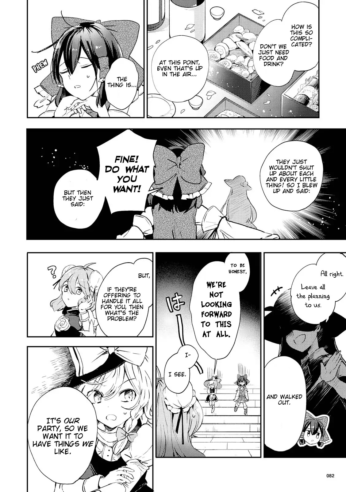 Touhou Ibarakasen - Wild and Horned Hermit Chapter 45 page 4 - Chapter 45: The Worst And The Best Banquet