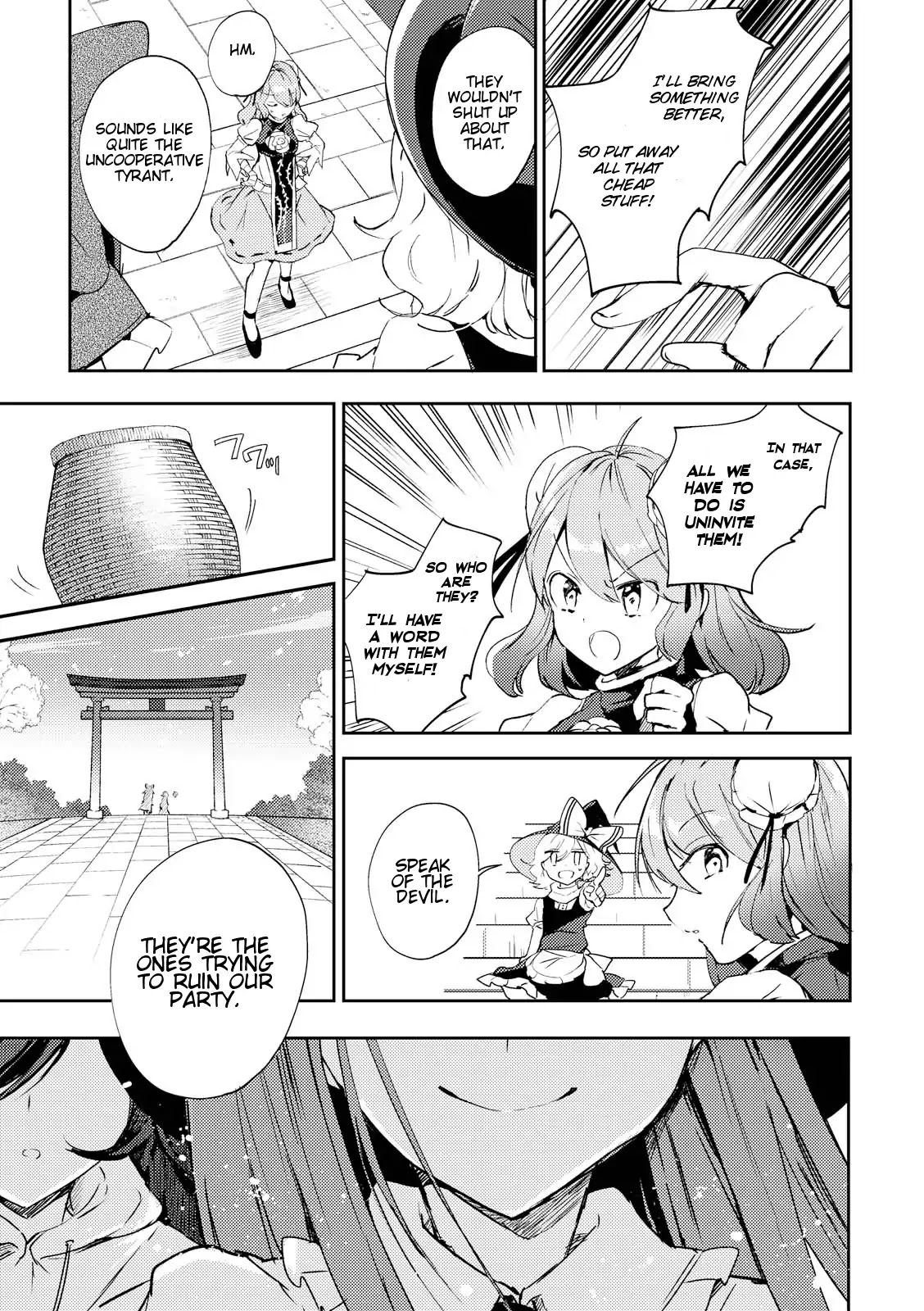 Touhou Ibarakasen - Wild and Horned Hermit Chapter 45 page 5 - Chapter 45: The Worst And The Best Banquet