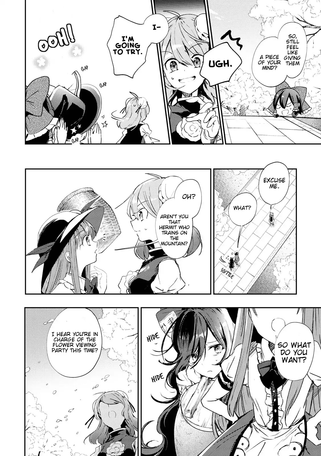 Touhou Ibarakasen - Wild and Horned Hermit Chapter 45 page 8 - Chapter 45: The Worst And The Best Banquet