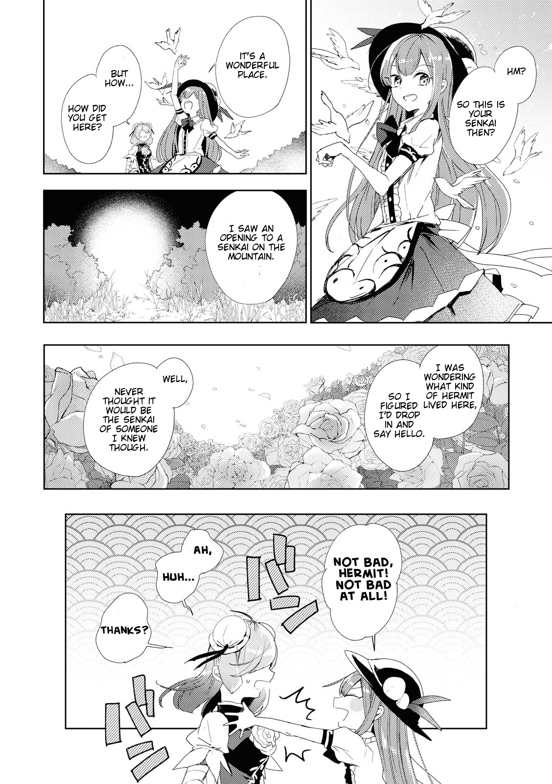 Touhou Ibarakasen - Wild and Horned Hermit Chapter 46 page 10 - Chapter 46: Wandering Wraiths and the Transcendence of Death