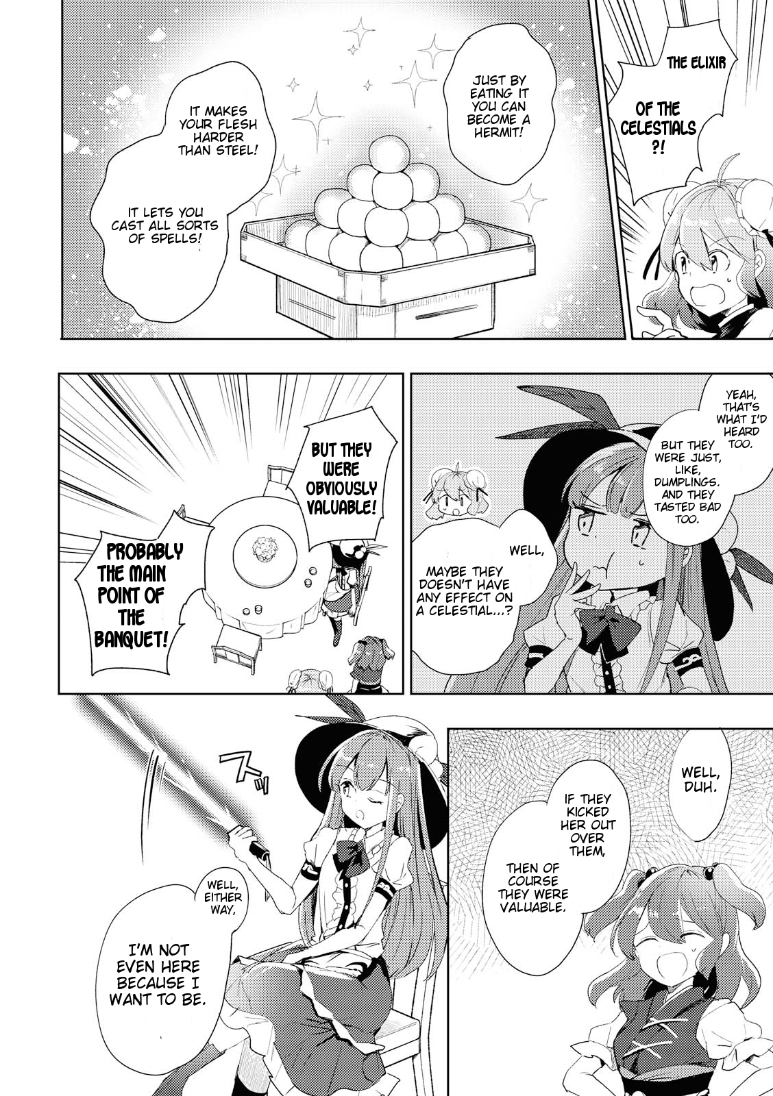 Touhou Ibarakasen - Wild and Horned Hermit Chapter 46 page 28 - Chapter 46: Wandering Wraiths and the Transcendence of Death