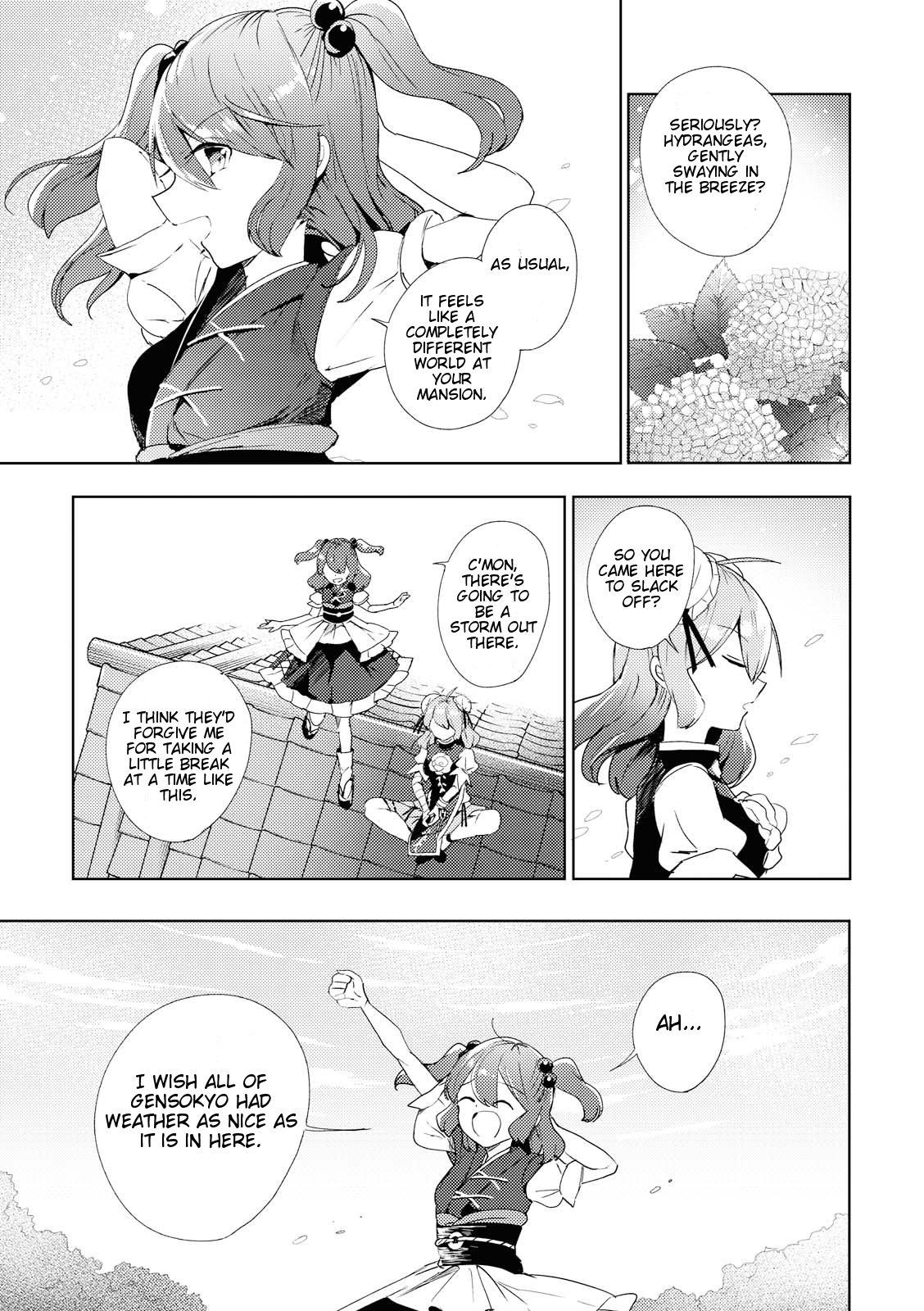 Touhou Ibarakasen - Wild and Horned Hermit Chapter 46 page 3 - Chapter 46: Wandering Wraiths and the Transcendence of Death