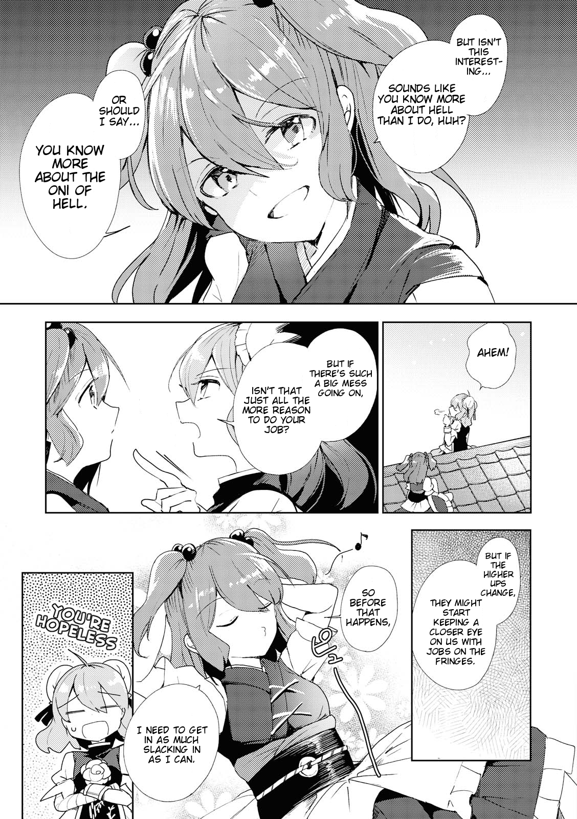 Touhou Ibarakasen - Wild and Horned Hermit Chapter 46 page 7 - Chapter 46: Wandering Wraiths and the Transcendence of Death