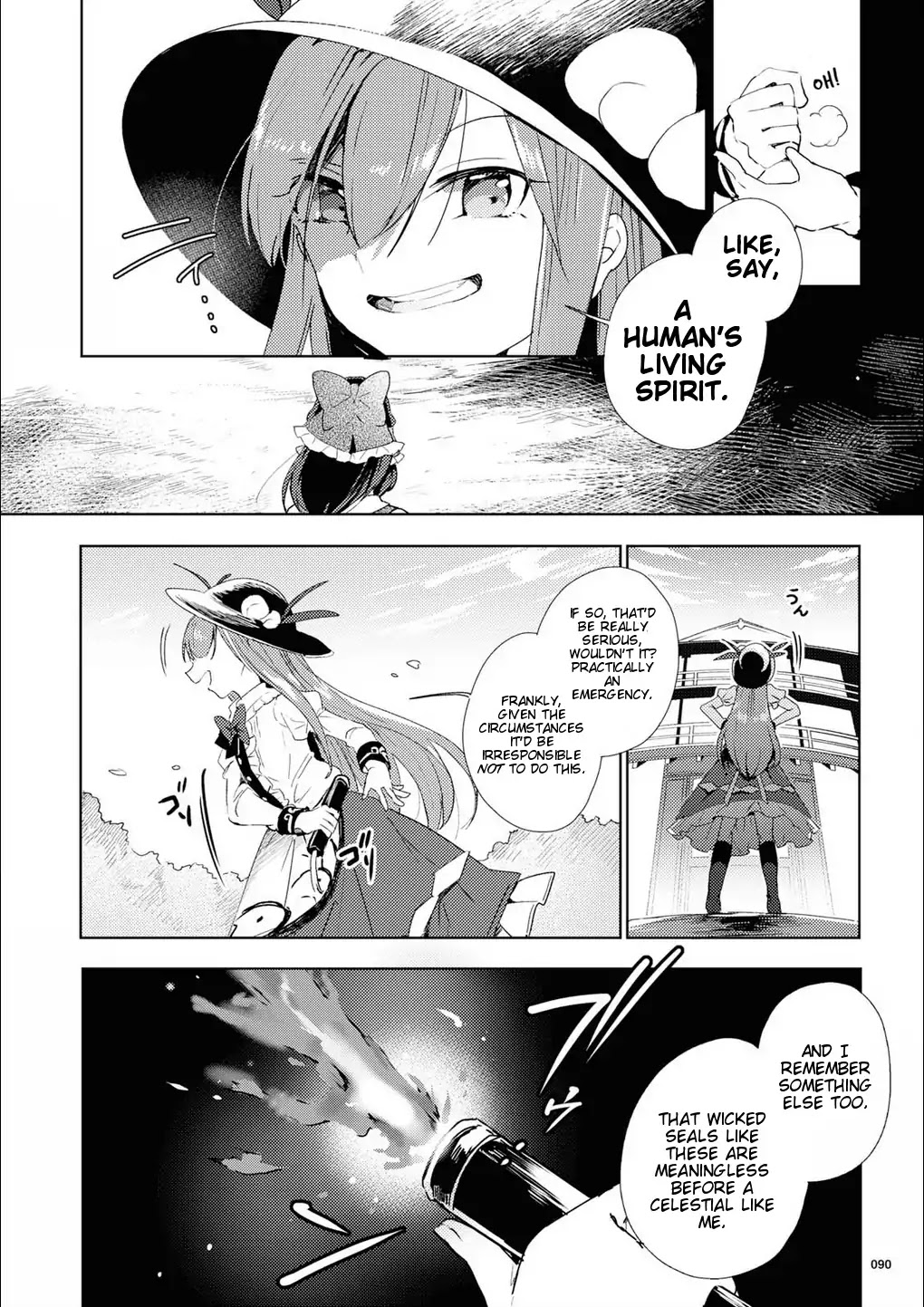 Touhou Ibarakasen - Wild and Horned Hermit Chapter 48 page 12 - Chapter 48: Not Stopping to Ask for Direction in the Land of Darkness