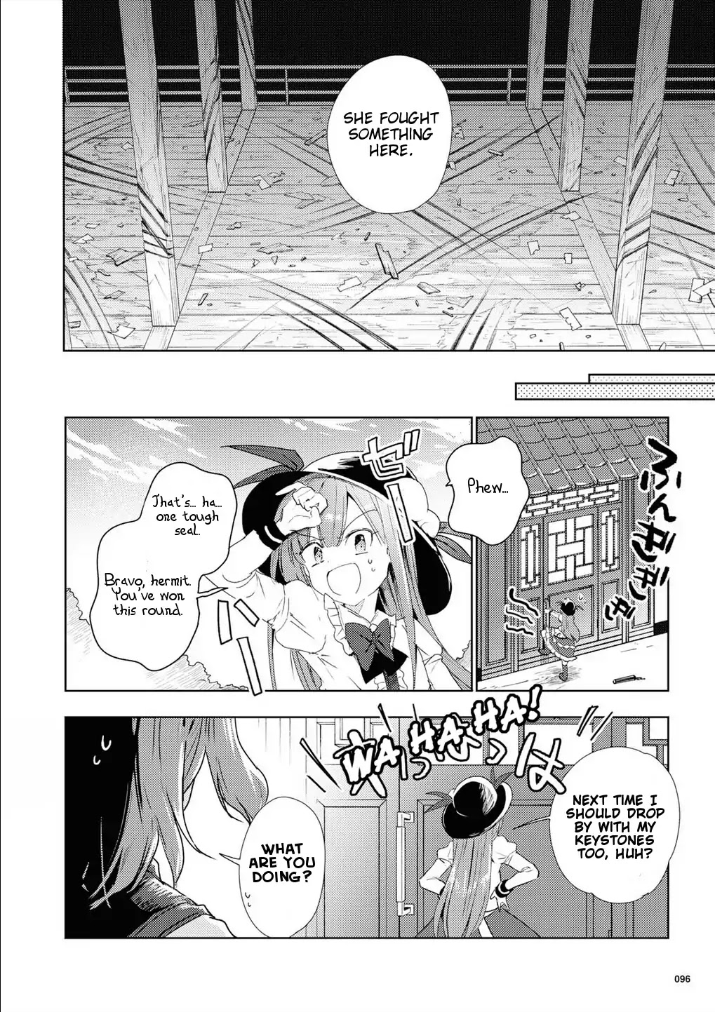 Touhou Ibarakasen - Wild and Horned Hermit Chapter 48 page 18 - Chapter 48: Not Stopping to Ask for Direction in the Land of Darkness