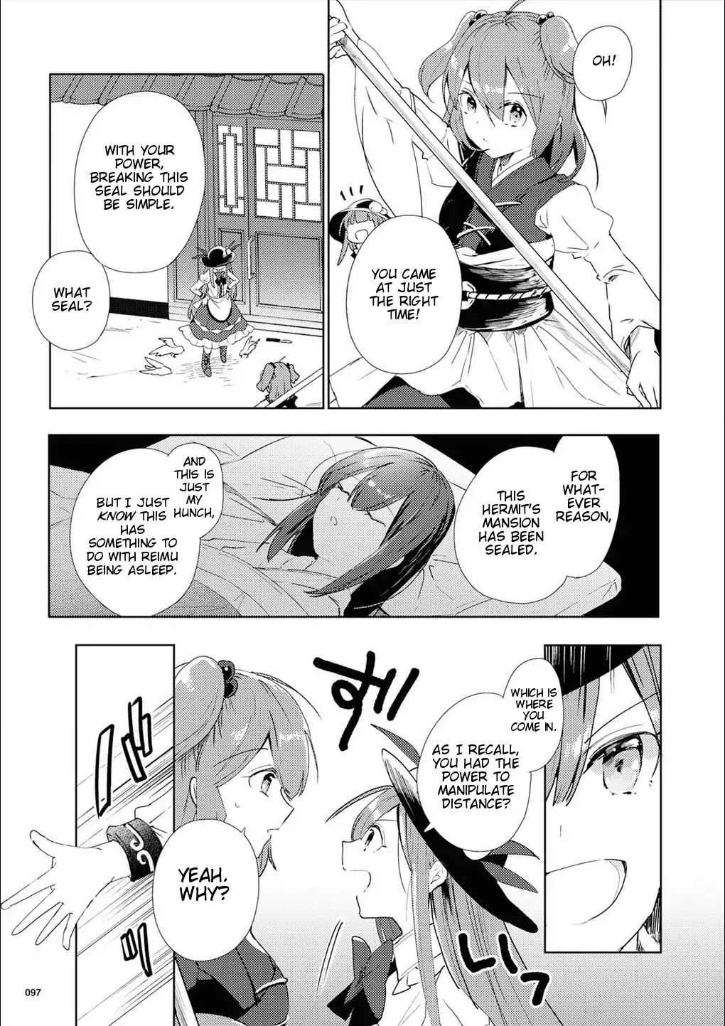 Touhou Ibarakasen - Wild and Horned Hermit Chapter 48 page 19 - Chapter 48: Not Stopping to Ask for Direction in the Land of Darkness