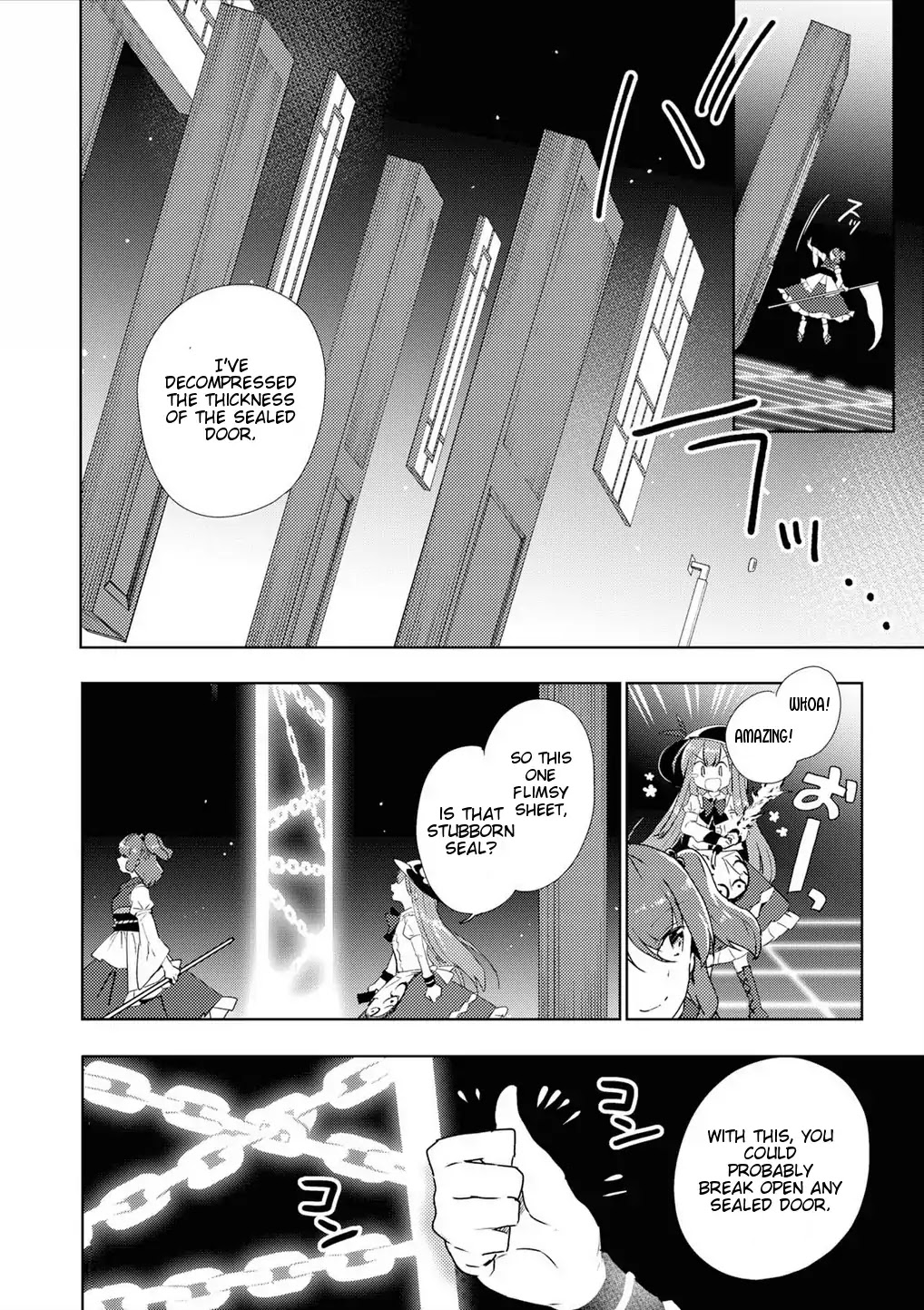 Touhou Ibarakasen - Wild and Horned Hermit Chapter 48 page 22 - Chapter 48: Not Stopping to Ask for Direction in the Land of Darkness