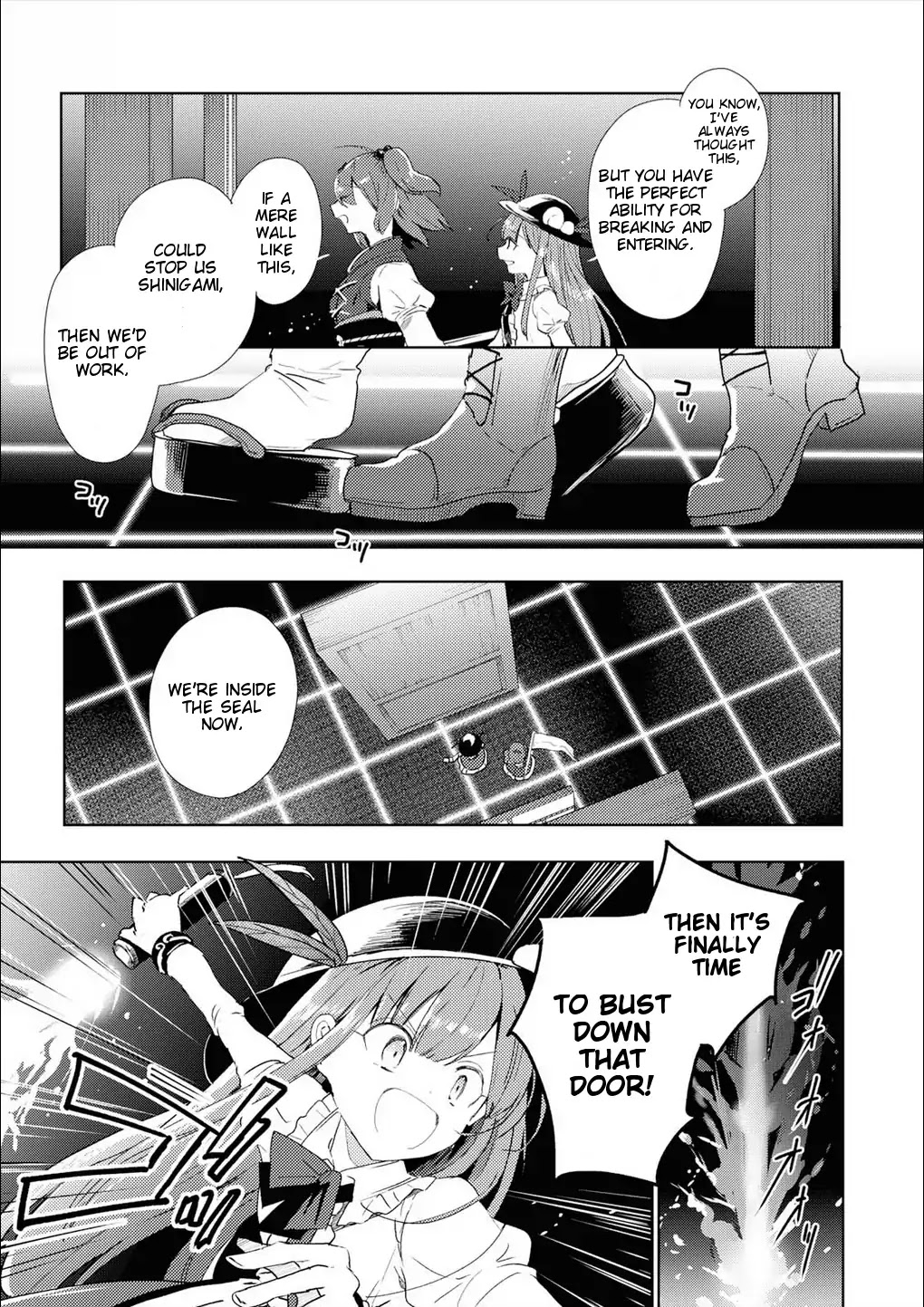 Touhou Ibarakasen - Wild and Horned Hermit Chapter 48 page 23 - Chapter 48: Not Stopping to Ask for Direction in the Land of Darkness