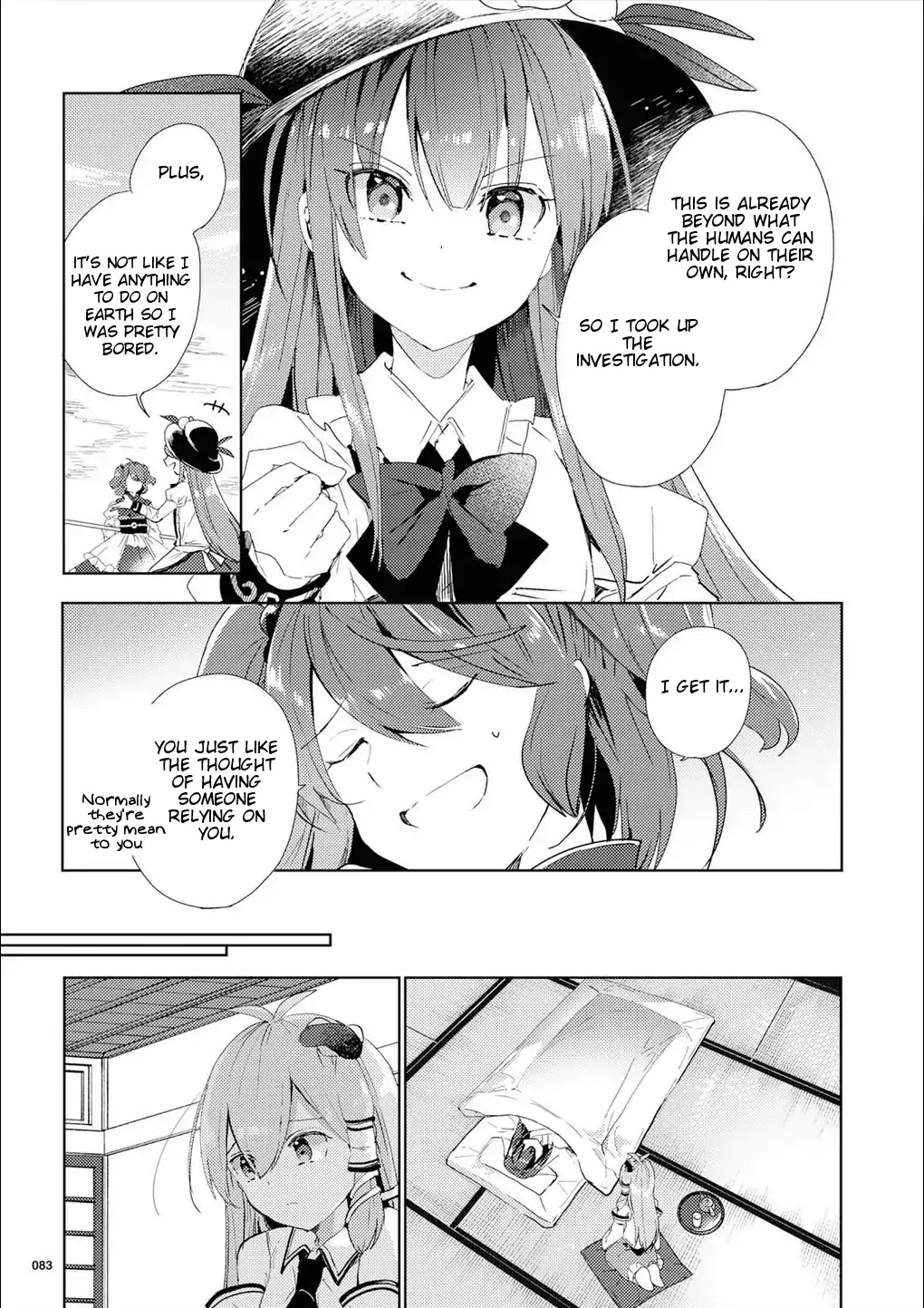 Touhou Ibarakasen - Wild and Horned Hermit Chapter 48 page 5 - Chapter 48: Not Stopping to Ask for Direction in the Land of Darkness