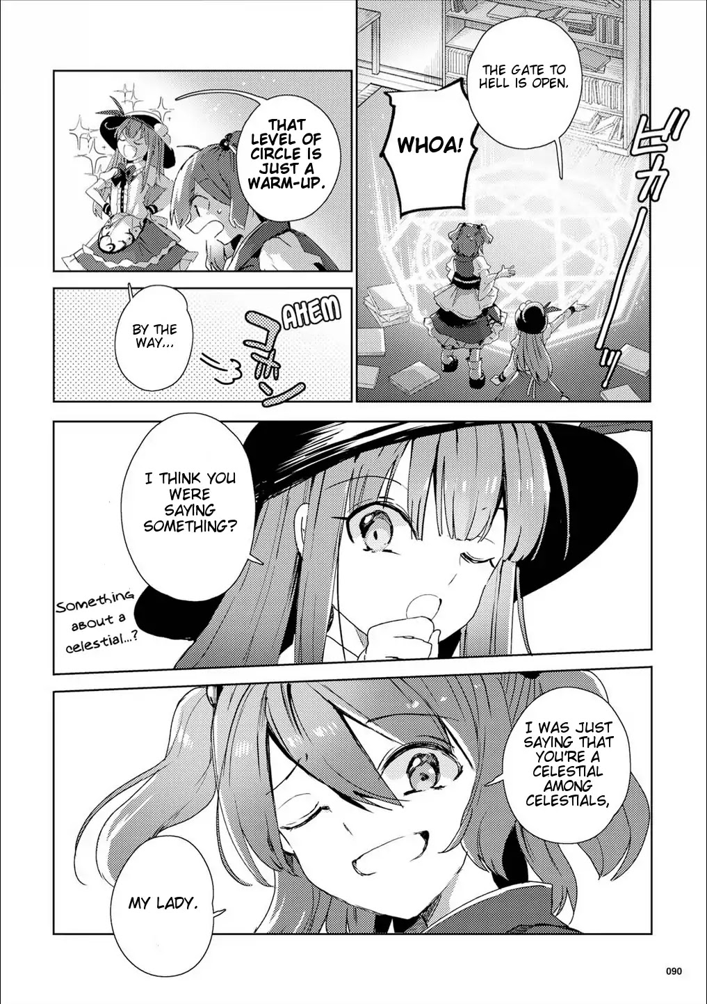 Touhou Ibarakasen - Wild and Horned Hermit Chapter 49.5 page 12 - Chapter 49.5: The Inhuman Talent Embracing Wickedness (Part 2)