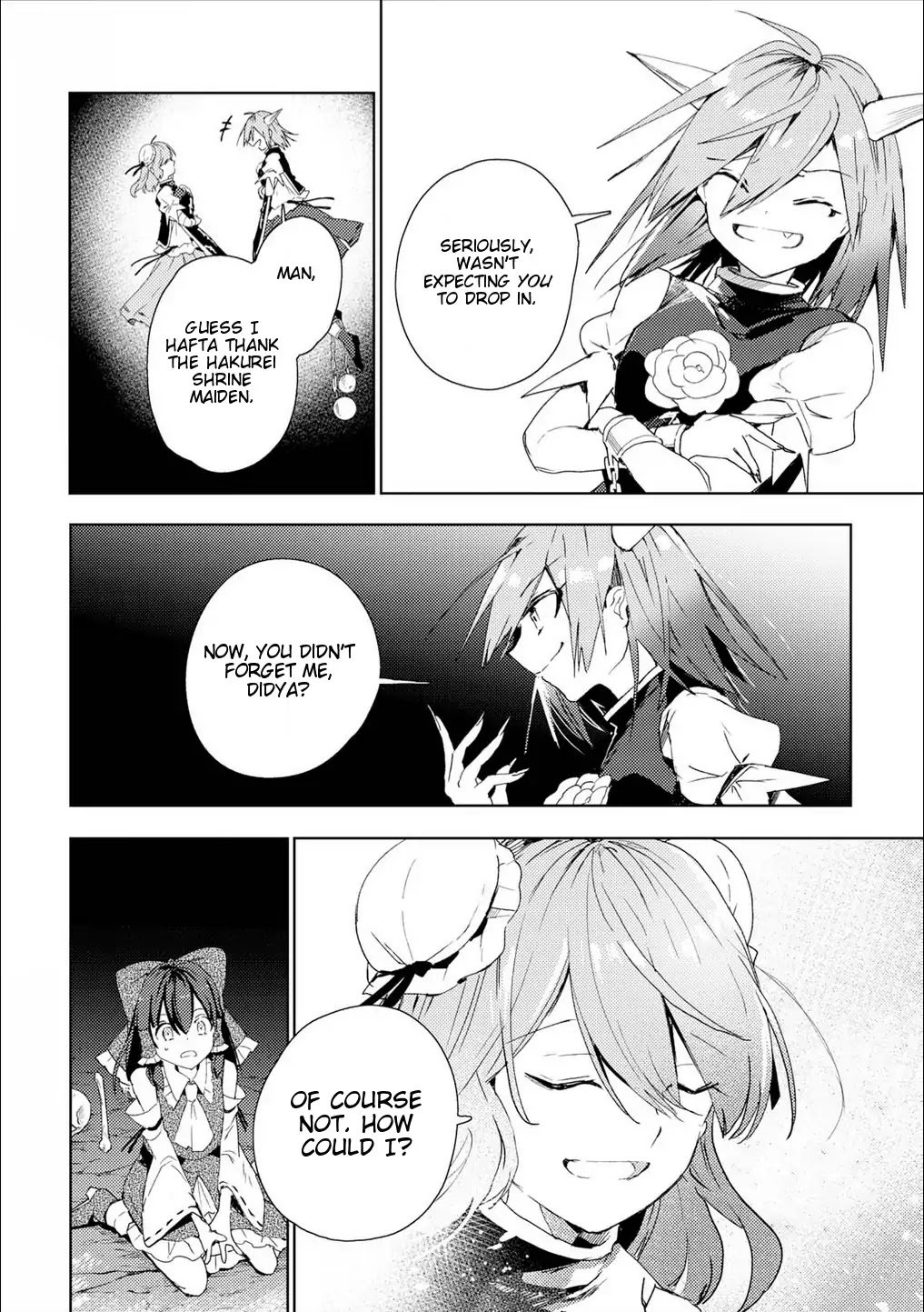 Touhou Ibarakasen - Wild and Horned Hermit Chapter 49.5 page 18 - Chapter 49.5: The Inhuman Talent Embracing Wickedness (Part 2)