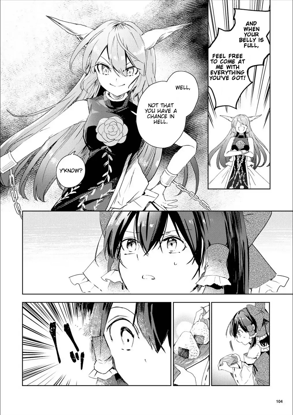Touhou Ibarakasen - Wild and Horned Hermit Chapter 49.5 page 25 - Chapter 49.5: The Inhuman Talent Embracing Wickedness (Part 2)