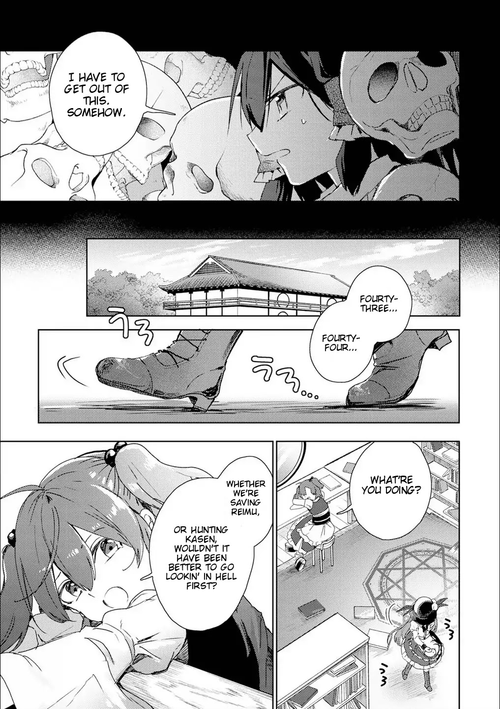 Touhou Ibarakasen - Wild and Horned Hermit Chapter 49.5 page 9 - Chapter 49.5: The Inhuman Talent Embracing Wickedness (Part 2)