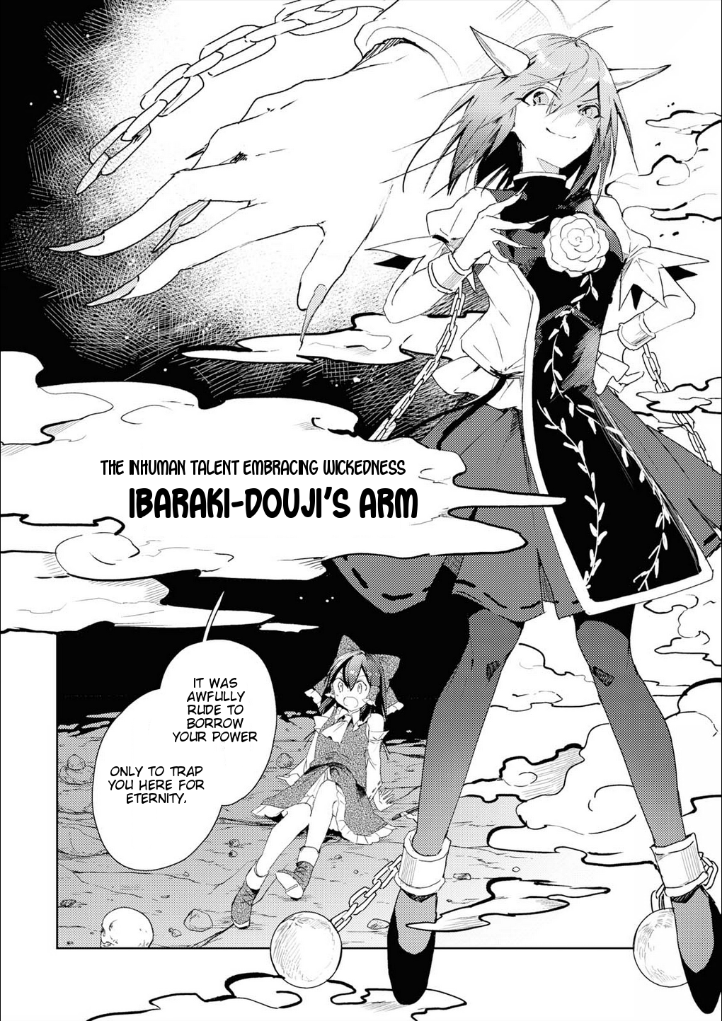 Touhou Ibarakasen - Wild and Horned Hermit Chapter 49 page 18 - Chapter 49: The Inhuman Talent Embracing Wickedness (Part 1)