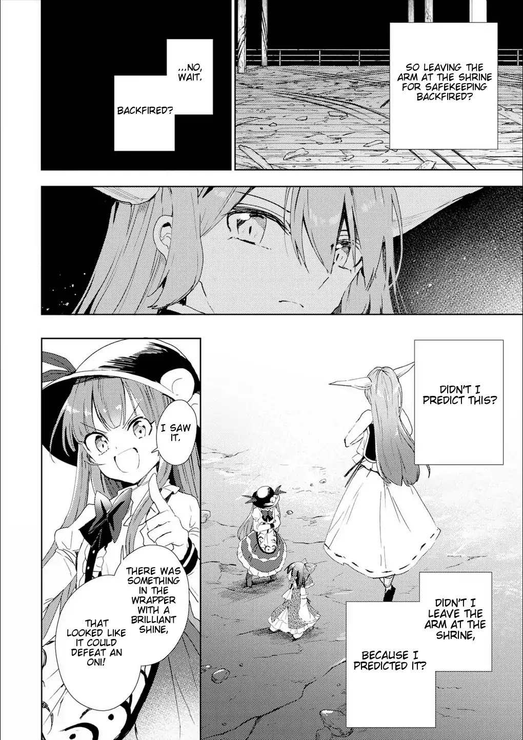 Touhou Ibarakasen - Wild and Horned Hermit Chapter 50 page 18 - Chapter 50: The Horned, One-Armed Hermit [END]