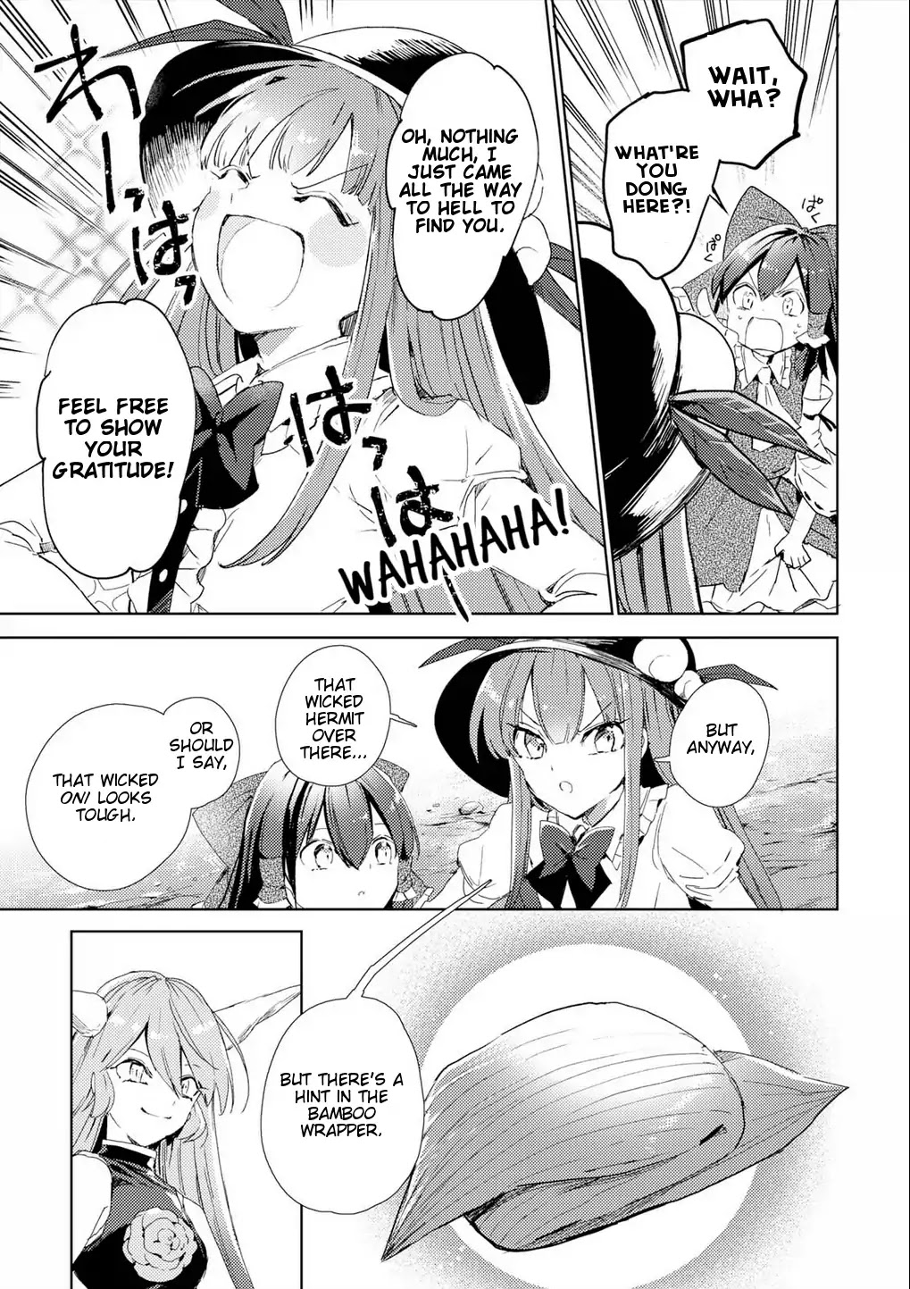 Touhou Ibarakasen - Wild and Horned Hermit Chapter 50 page 19 - Chapter 50: The Horned, One-Armed Hermit [END]