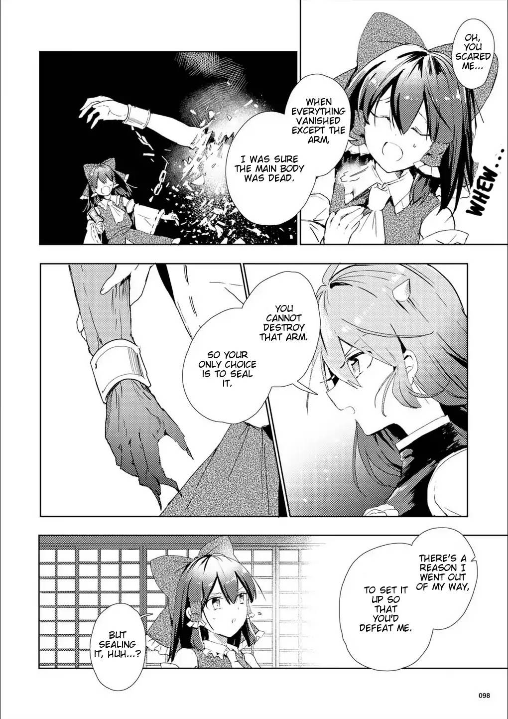 Touhou Ibarakasen - Wild and Horned Hermit Chapter 50 page 36 - Chapter 50: The Horned, One-Armed Hermit [END]