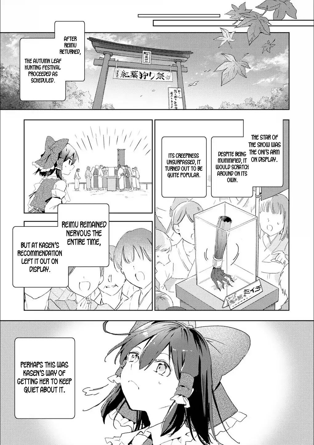 Touhou Ibarakasen - Wild and Horned Hermit Chapter 50 page 39 - Chapter 50: The Horned, One-Armed Hermit [END]
