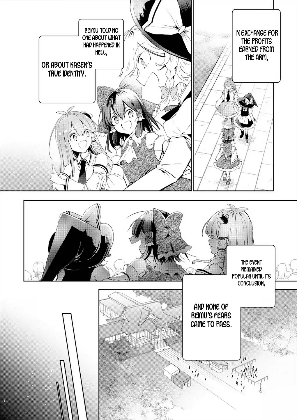 Touhou Ibarakasen - Wild and Horned Hermit Chapter 50 page 40 - Chapter 50: The Horned, One-Armed Hermit [END]