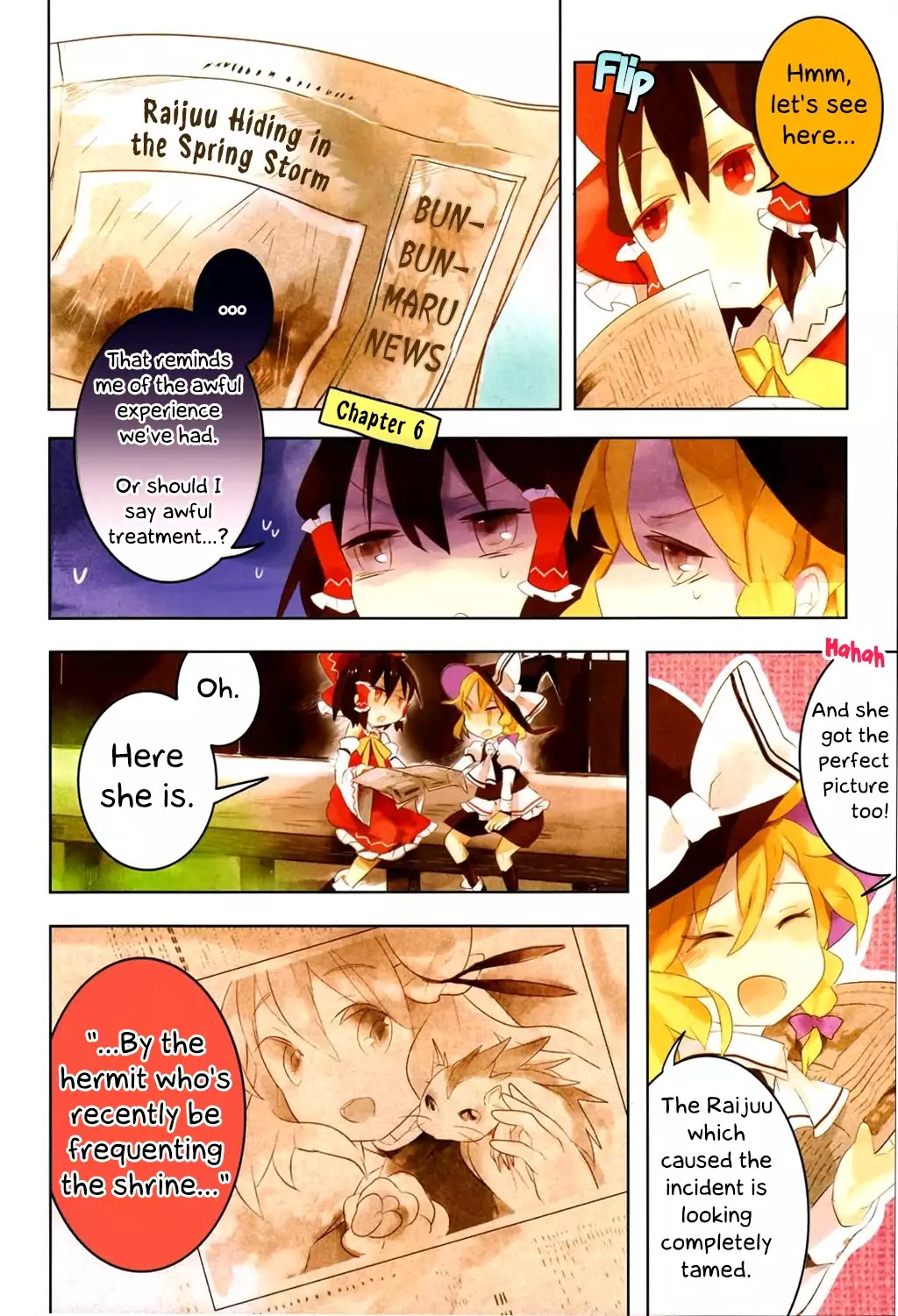 Touhou Ibarakasen - Wild and Horned Hermit Chapter 6.1 page 2 - Chapter 6.1: Tiny Business Travel Edition 1