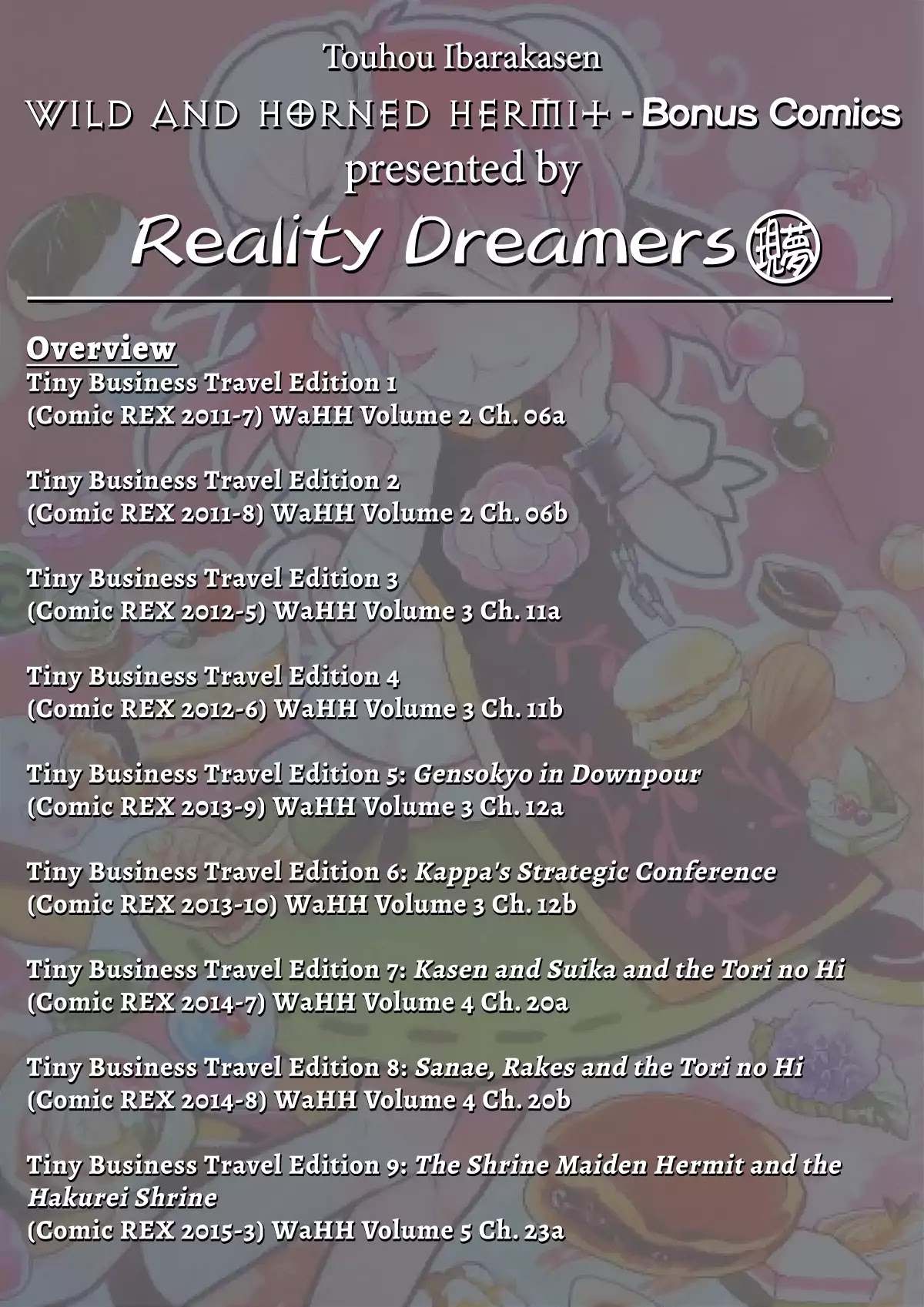 Touhou Ibarakasen - Wild and Horned Hermit Chapter 6.1 page 7 - Chapter 6.1: Tiny Business Travel Edition 1
