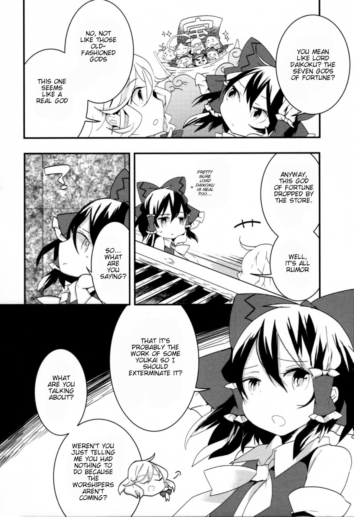 Touhou Ibarakasen - Wild and Horned Hermit Chapter 7 page 4 - Chapter 7: The Real God of Fortune