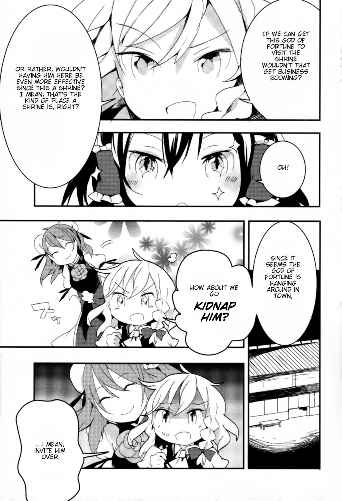 Touhou Ibarakasen - Wild and Horned Hermit Chapter 7 page 5 - Chapter 7: The Real God of Fortune