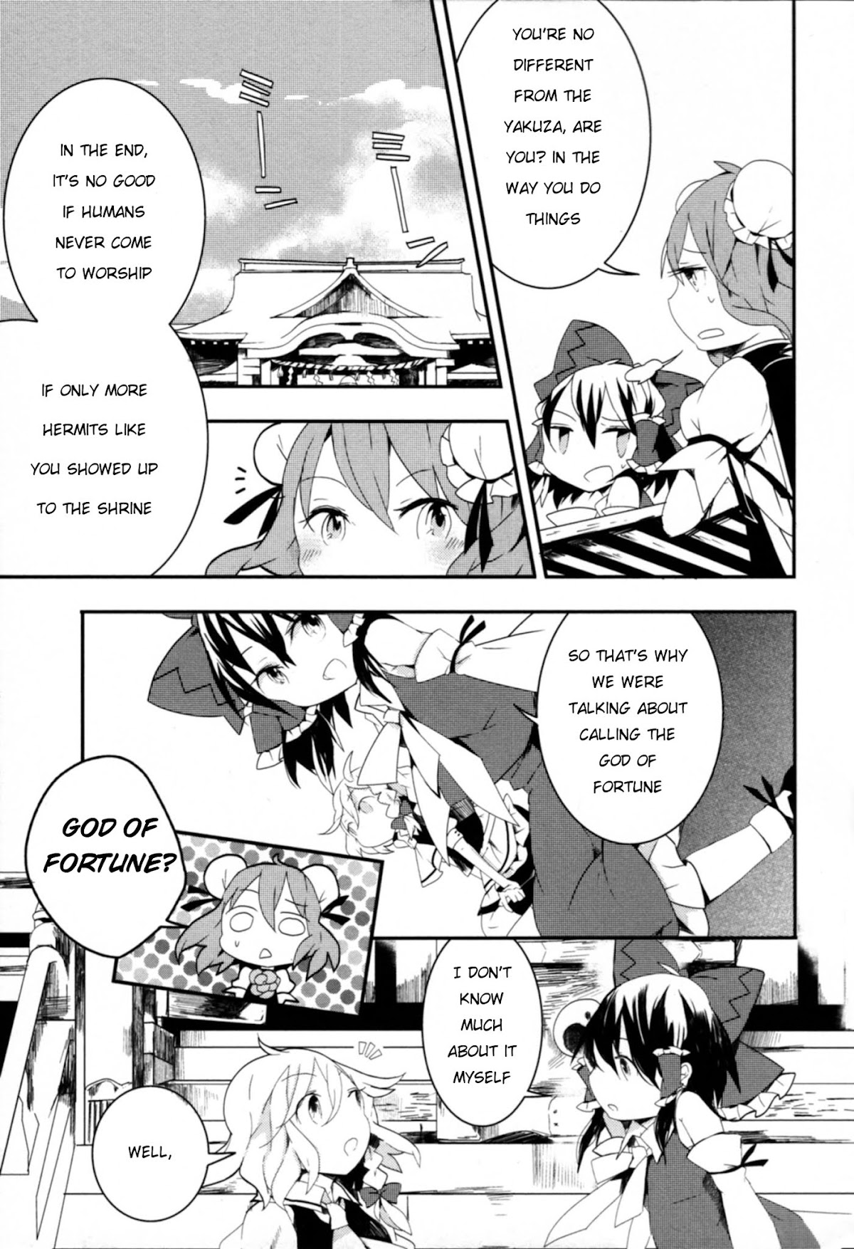 Touhou Ibarakasen - Wild and Horned Hermit Chapter 7 page 7 - Chapter 7: The Real God of Fortune