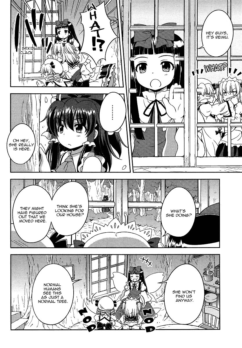 Touhou Sangetsusei: Oriental Sacred Place Chapter 1 page 12 - Chapter 1: Behind the Shrine (Part 1)