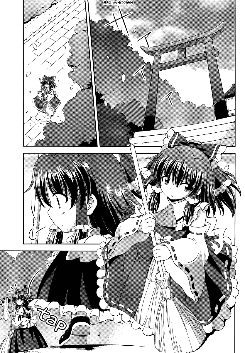 Touhou Sangetsusei: Oriental Sacred Place Chapter 1 page 3 - Chapter 1: Behind the Shrine (Part 1)