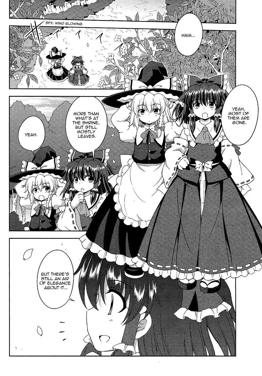 Touhou Sangetsusei: Oriental Sacred Place Chapter 1 page 6 - Chapter 1: Behind the Shrine (Part 1)