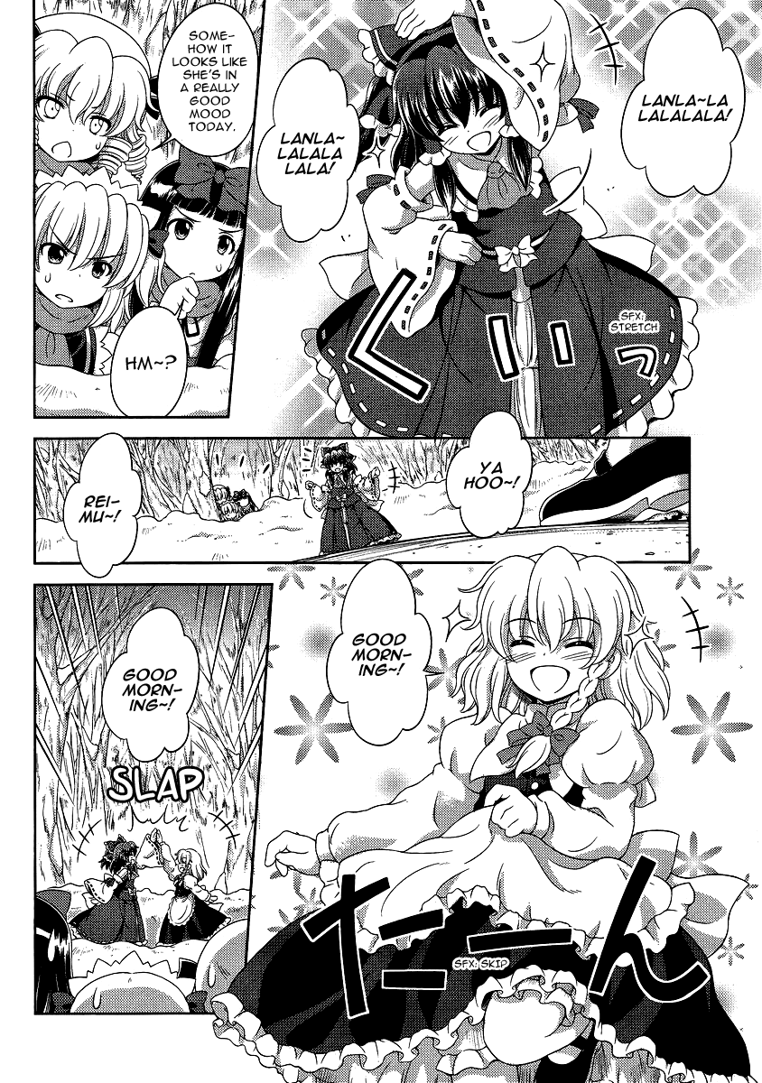 Touhou Sangetsusei: Oriental Sacred Place Chapter 13 page 10 - Chapter 13: Until A Sparrow is 100