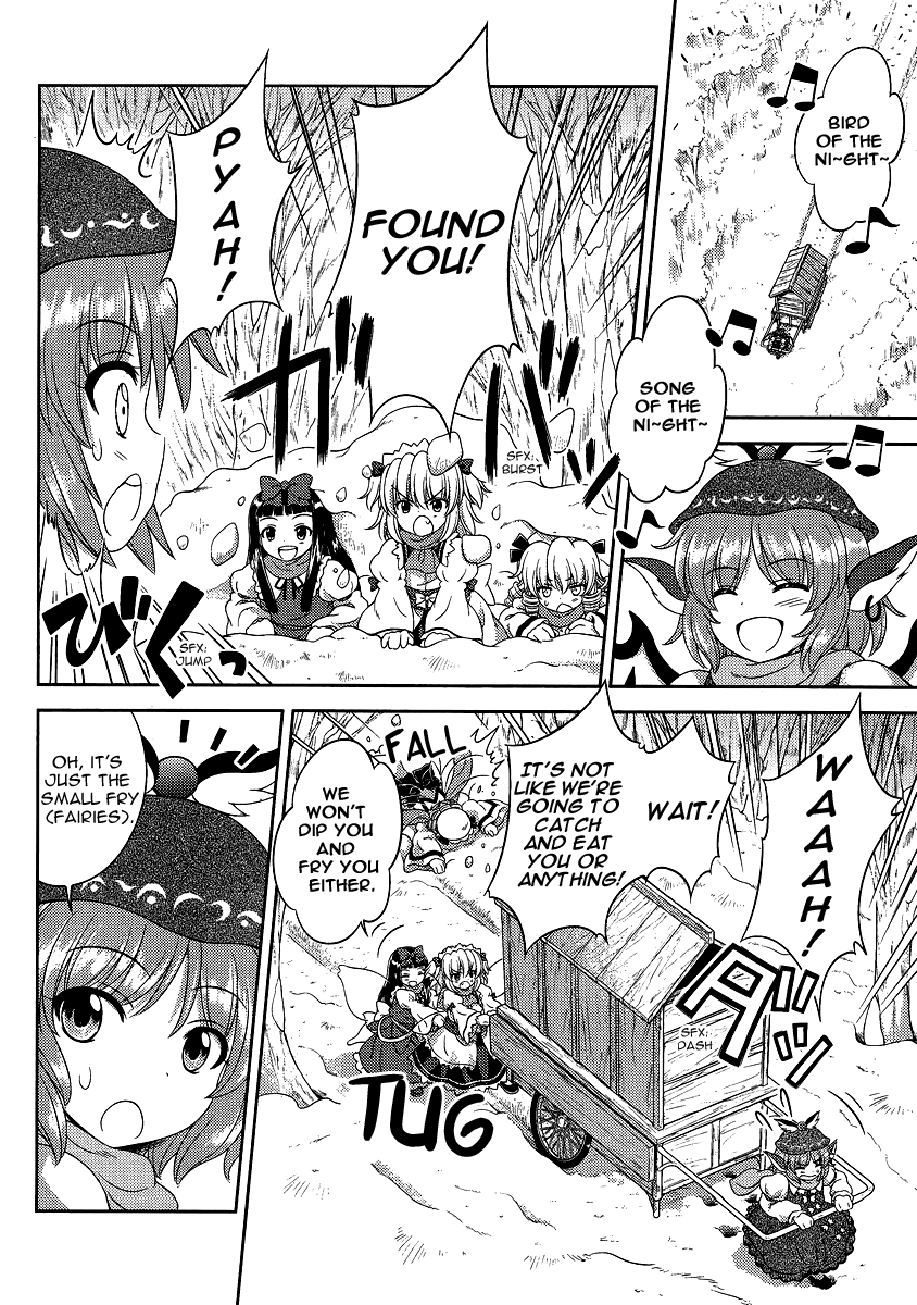 Touhou Sangetsusei: Oriental Sacred Place Chapter 13 page 12 - Chapter 13: Until A Sparrow is 100