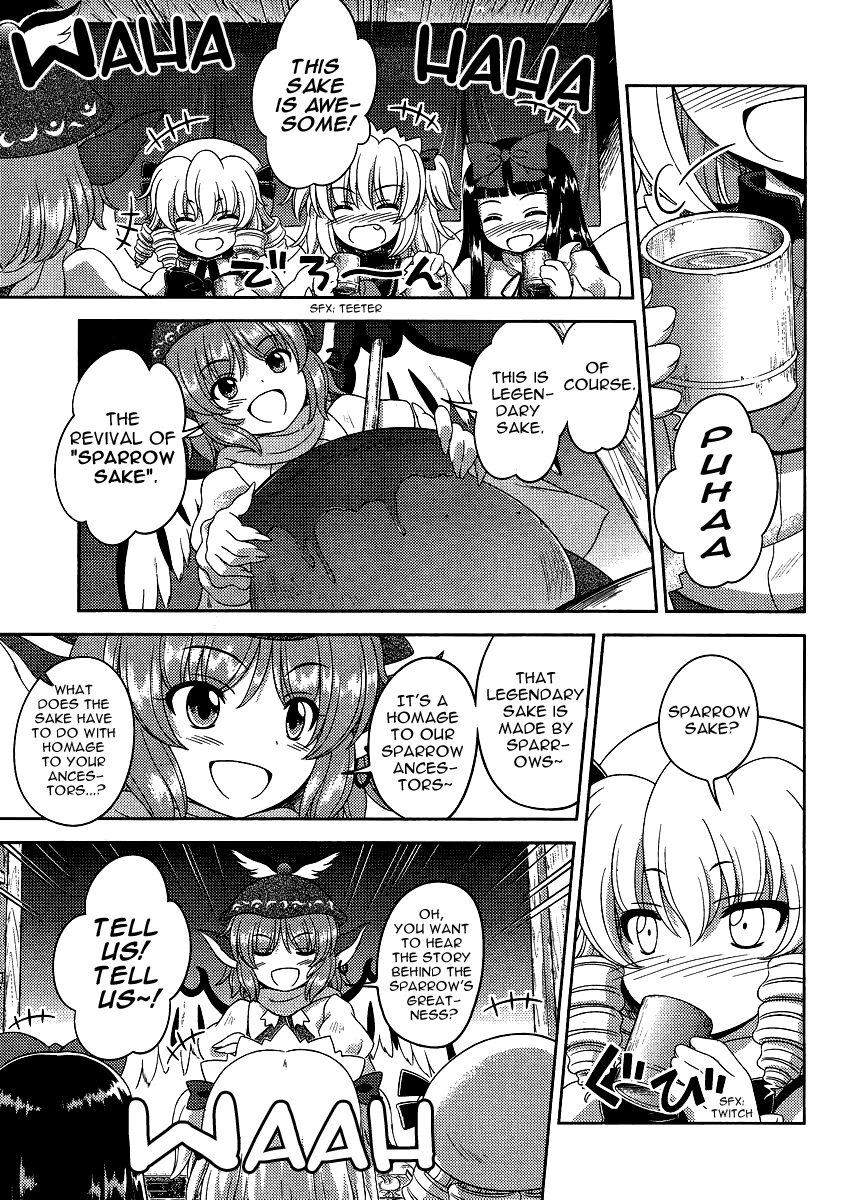 Touhou Sangetsusei: Oriental Sacred Place Chapter 13 page 19 - Chapter 13: Until A Sparrow is 100