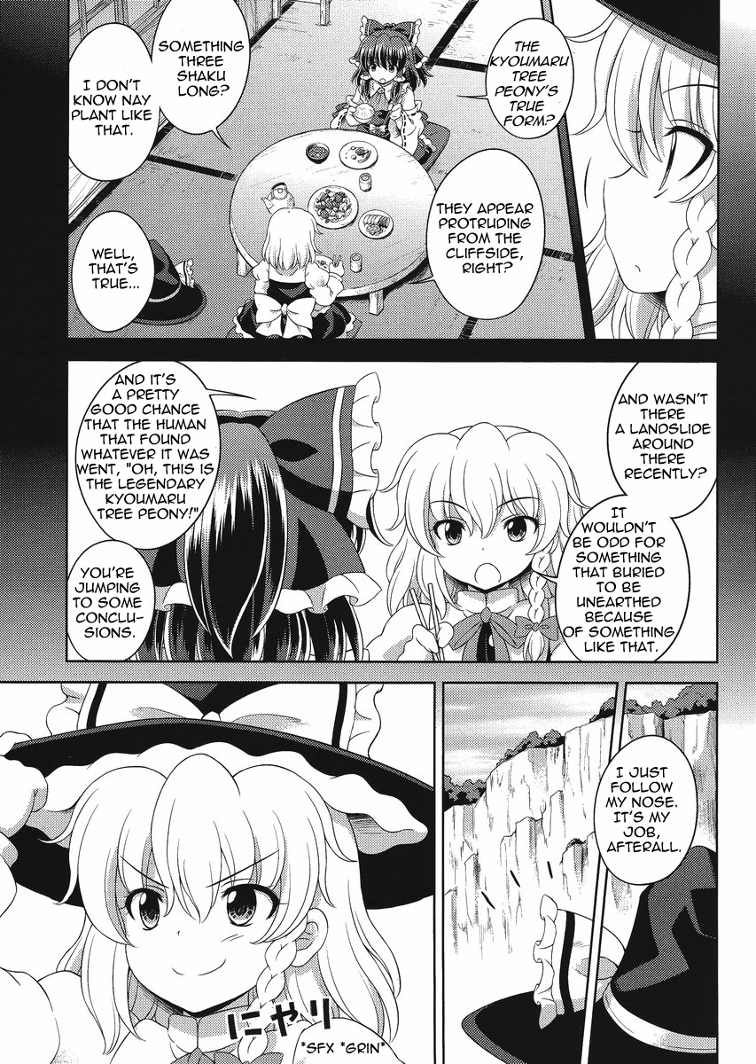 Touhou Sangetsusei: Oriental Sacred Place Chapter 14 page 17 - Chapter 14: The Kyoumaru Tree Peony Stone