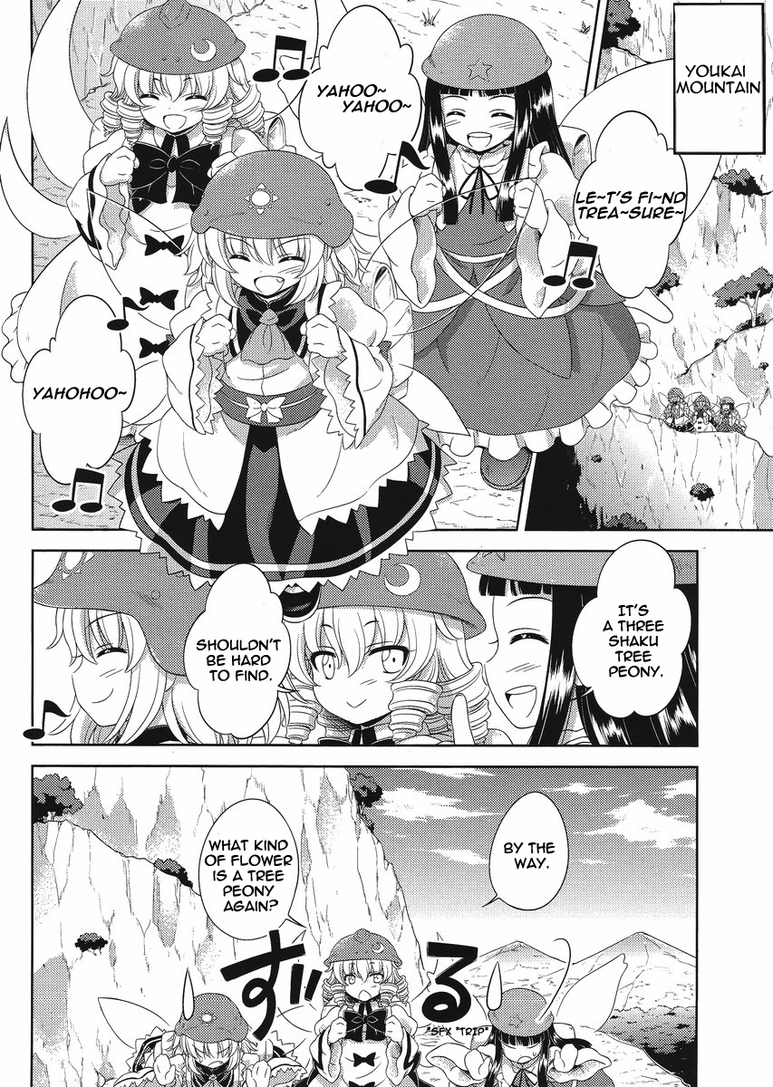 Touhou Sangetsusei: Oriental Sacred Place Chapter 14 page 8 - Chapter 14: The Kyoumaru Tree Peony Stone