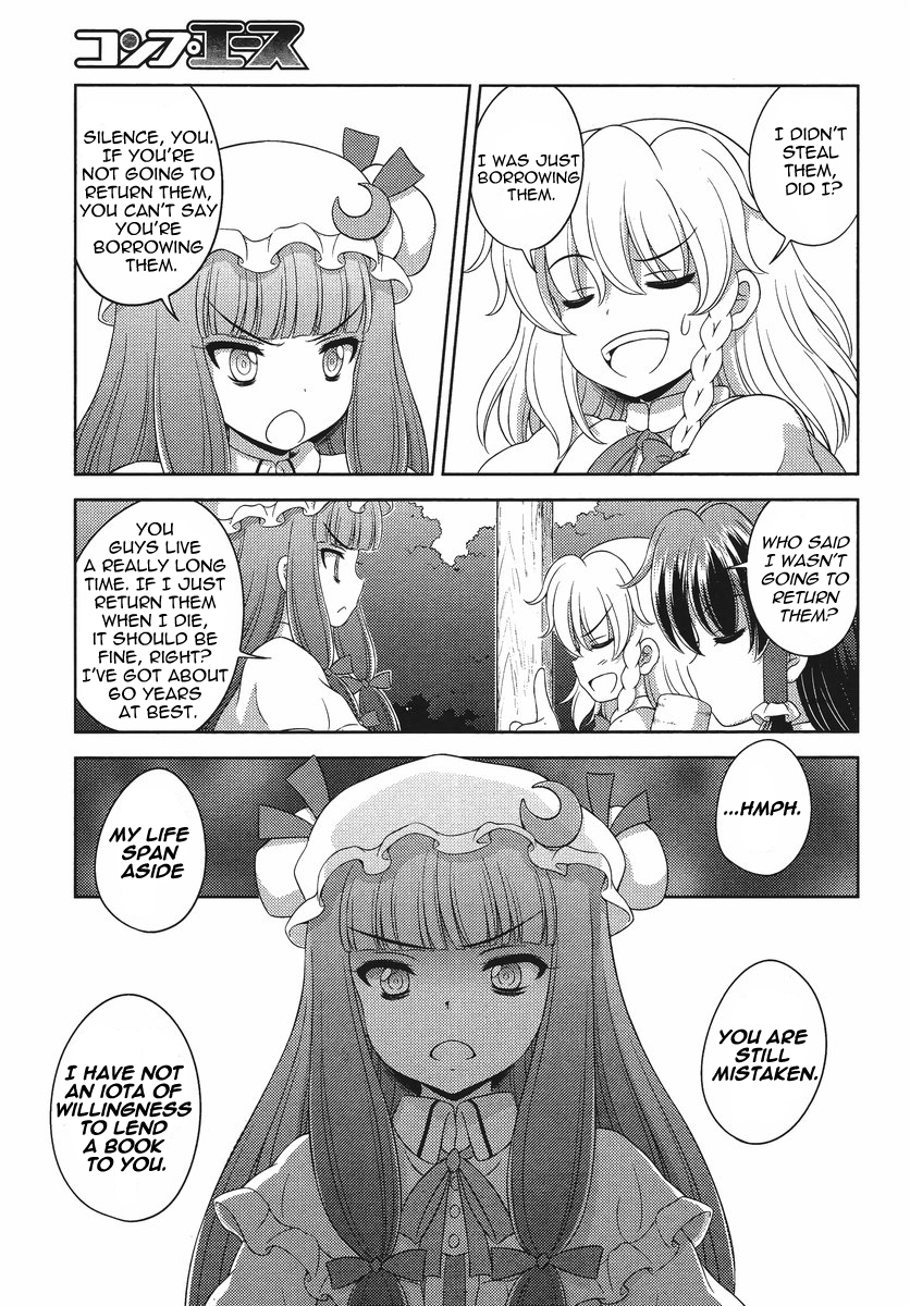Touhou Sangetsusei: Oriental Sacred Place Chapter 15 page 19 - Chapter 15: The Demon's Bookworm