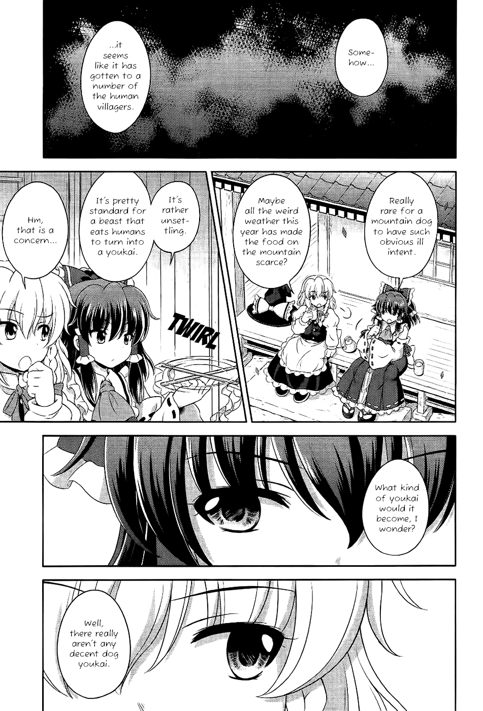 Touhou Sangetsusei: Oriental Sacred Place Chapter 16 page 11 - Chapter 16: Man-Eating Beast
