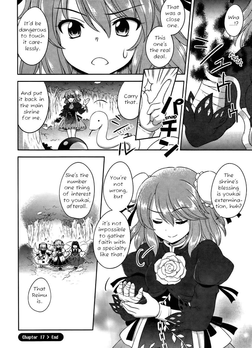 Touhou Sangetsusei: Oriental Sacred Place Chapter 17 page 24 - Chapter 17: Contradictory Blessing