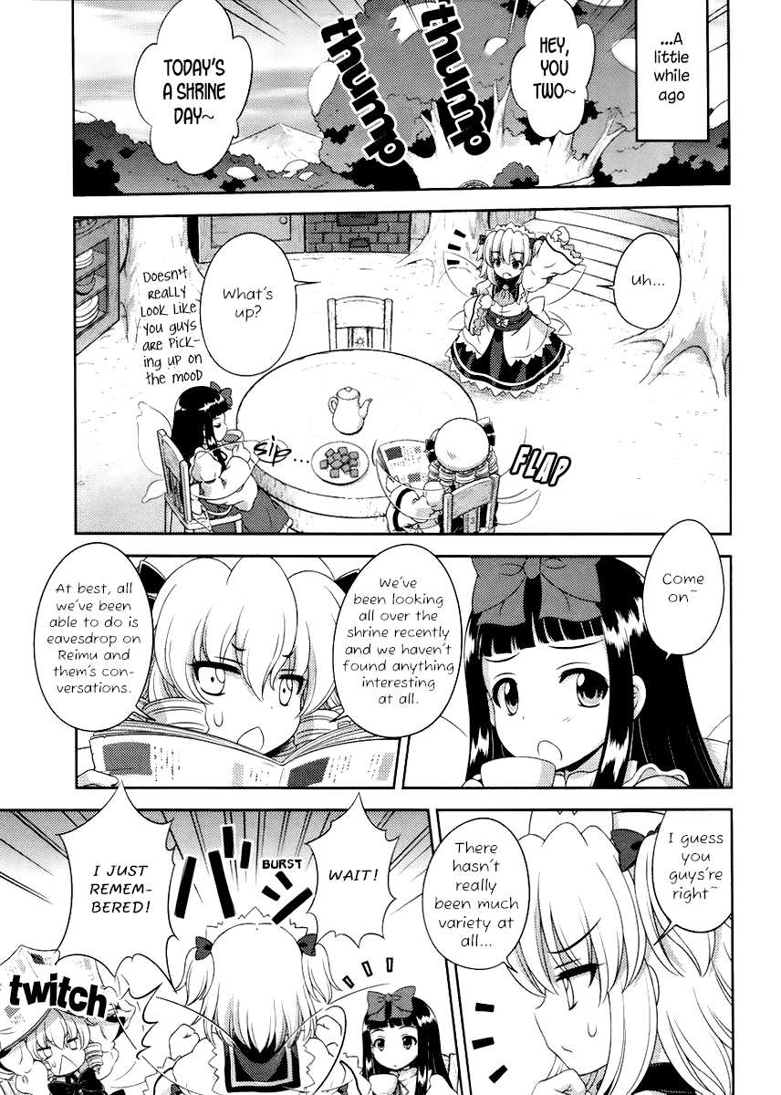 Touhou Sangetsusei: Oriental Sacred Place Chapter 17 page 3 - Chapter 17: Contradictory Blessing