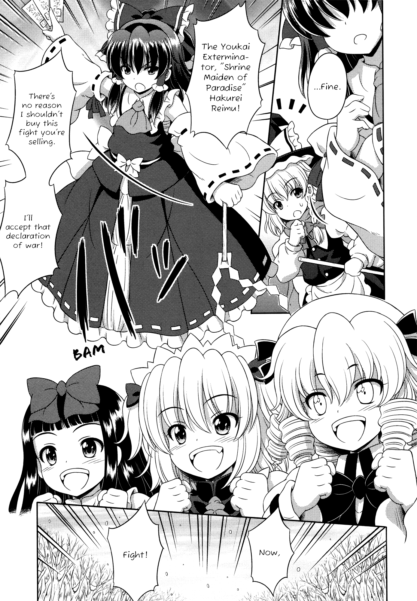 Touhou Sangetsusei: Oriental Sacred Place Chapter 18 page 18 - Chapter 18: Mysterious Soaring Shrine Maiden [END]