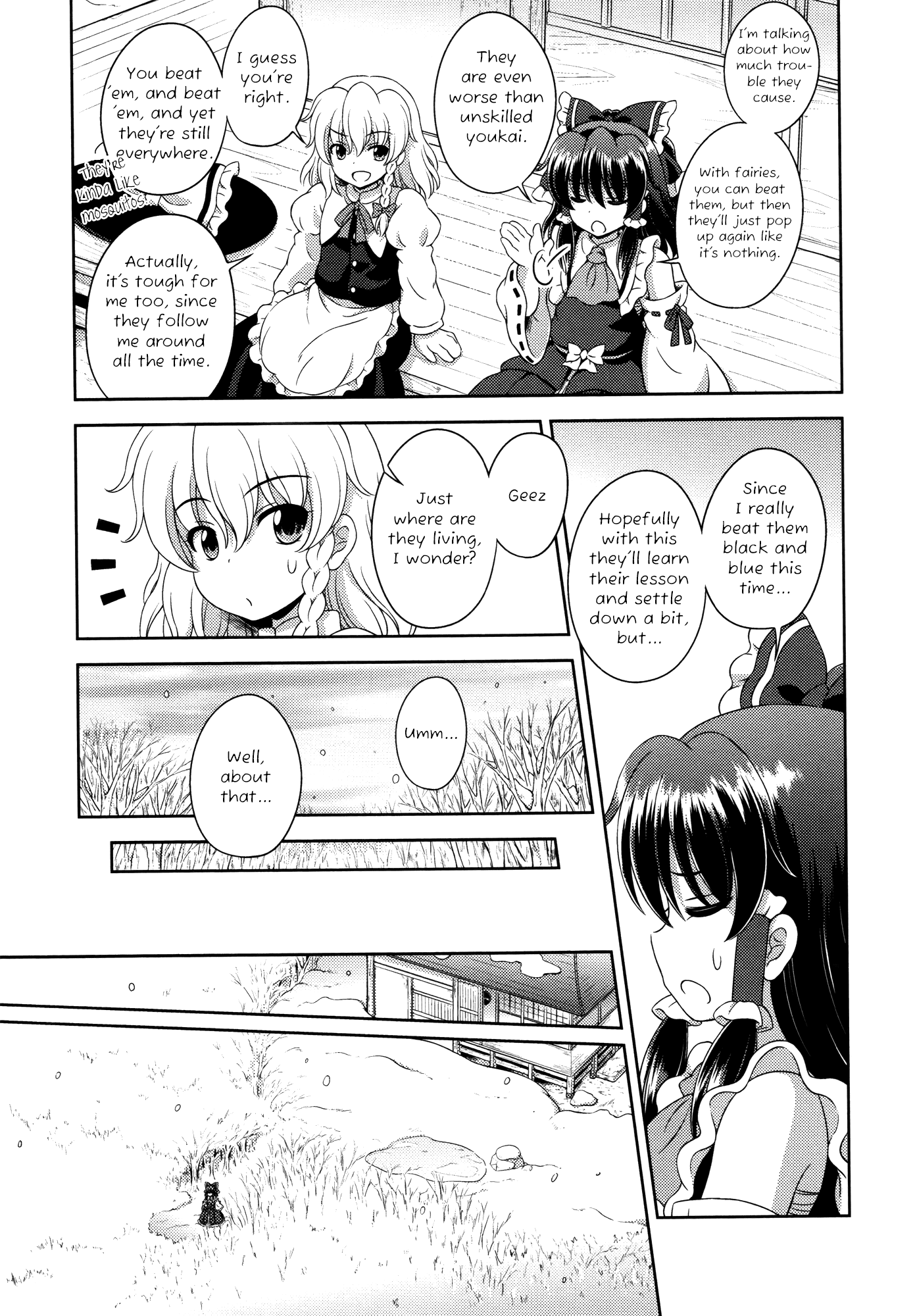 Touhou Sangetsusei: Oriental Sacred Place Chapter 18 page 24 - Chapter 18: Mysterious Soaring Shrine Maiden [END]