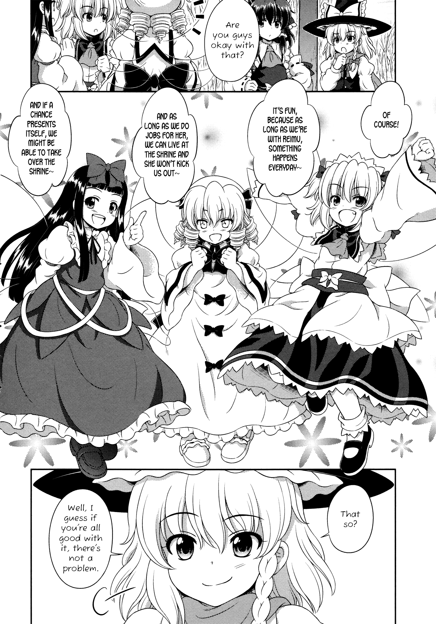 Touhou Sangetsusei: Oriental Sacred Place Chapter 18 page 31 - Chapter 18: Mysterious Soaring Shrine Maiden [END]