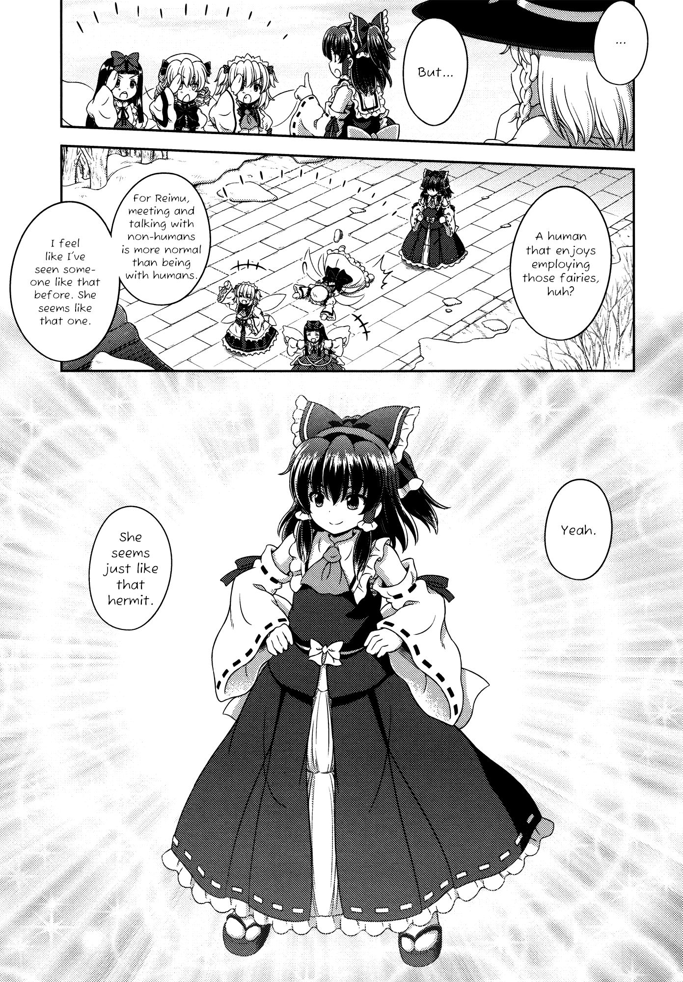 Touhou Sangetsusei: Oriental Sacred Place Chapter 18 page 32 - Chapter 18: Mysterious Soaring Shrine Maiden [END]